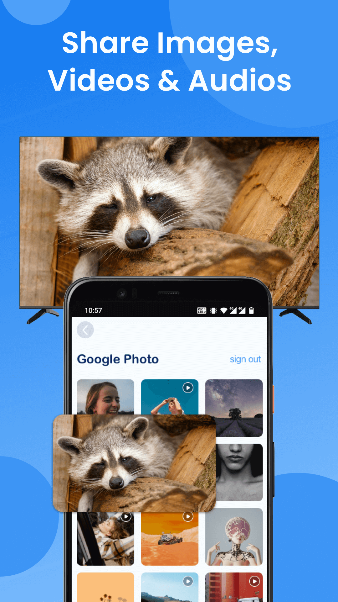 اسکرین شات 4 برنامه Cast to TV - Screen Mirroring