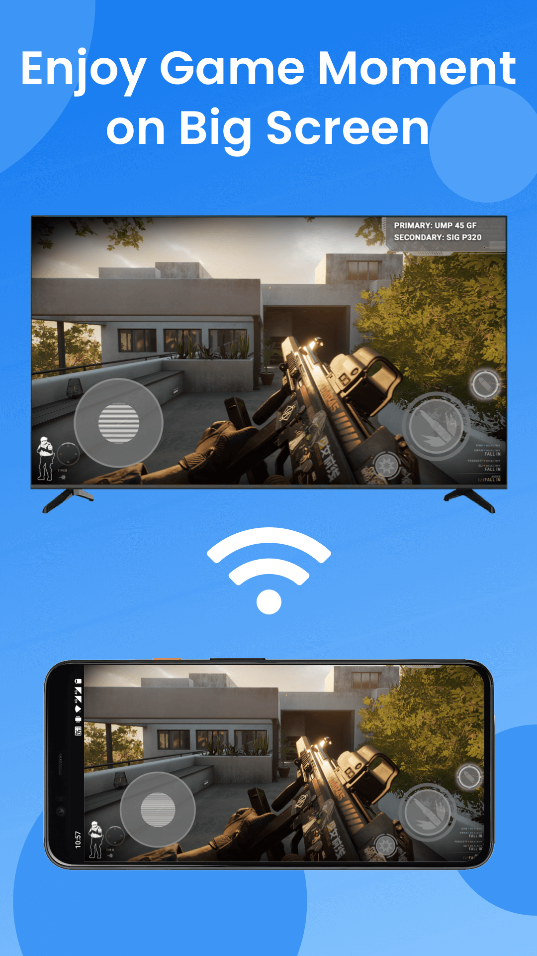 اسکرین شات 3 برنامه Cast to TV - Screen Mirroring