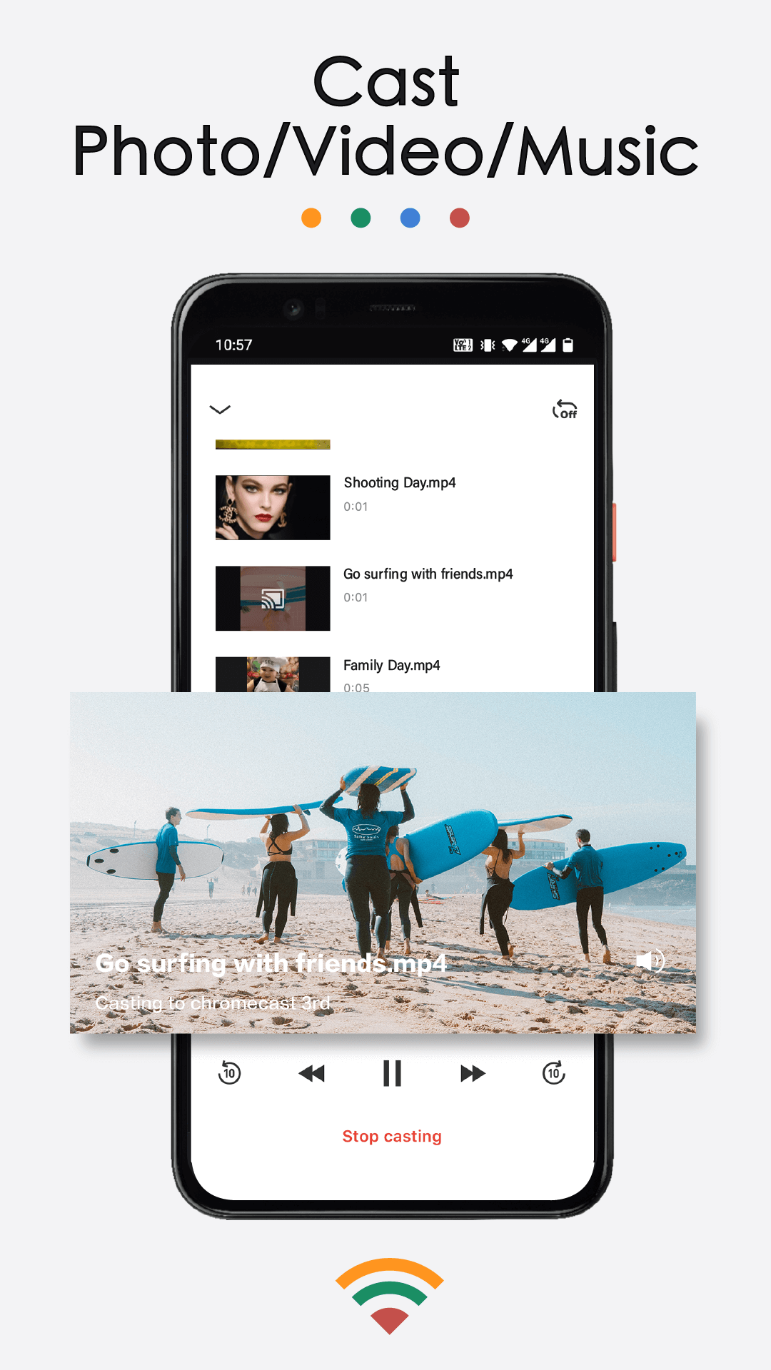 اسکرین شات 4 برنامه TV Cast for Chromecast
