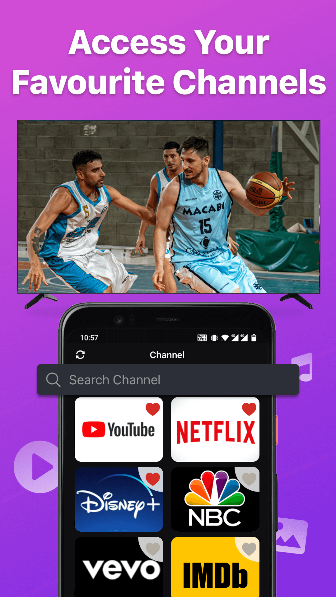 اسکرین شات 2 برنامه TV Remote - Smart TV Control