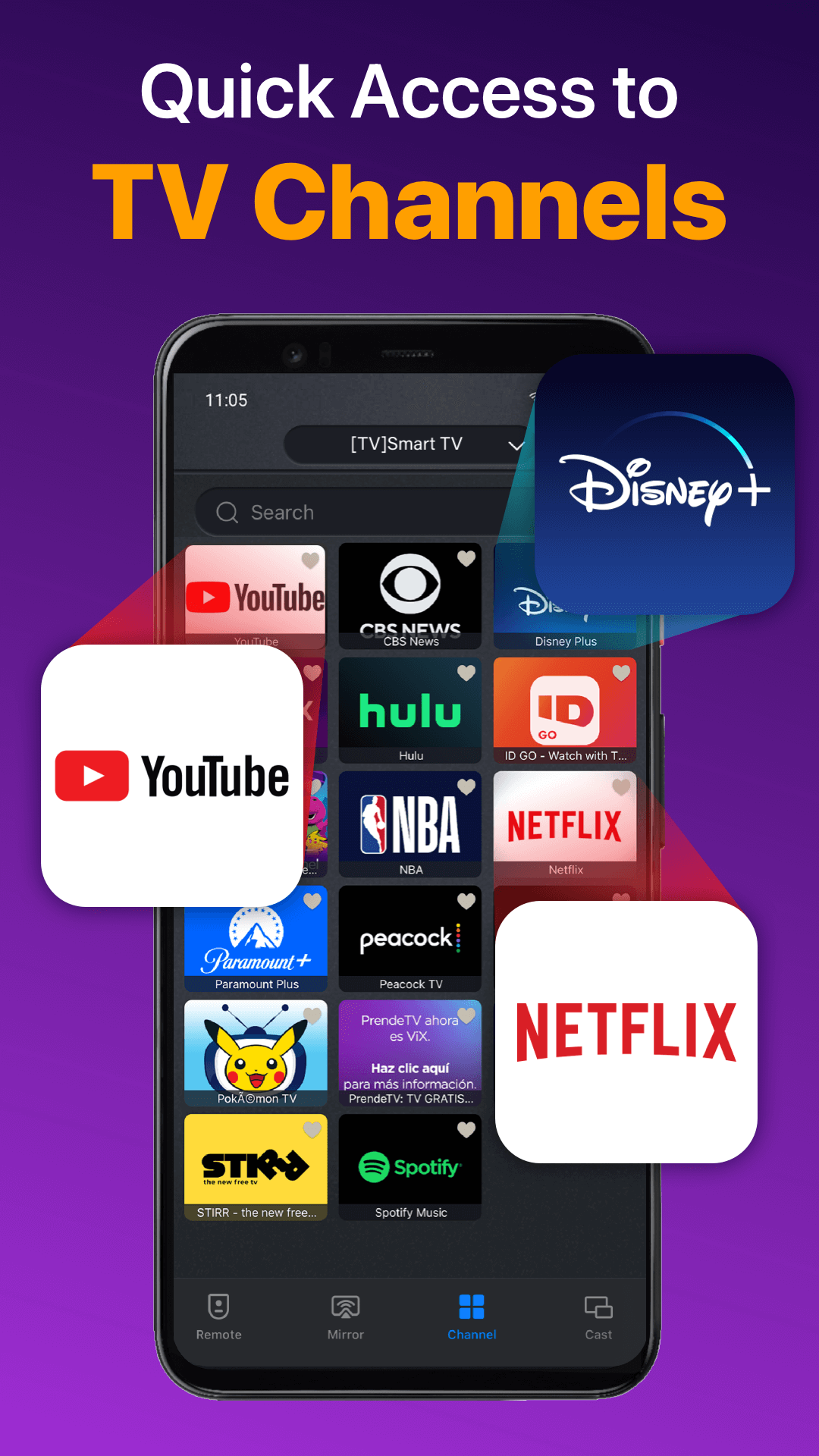 اسکرین شات 3 برنامه Universal TV Remote for All TV