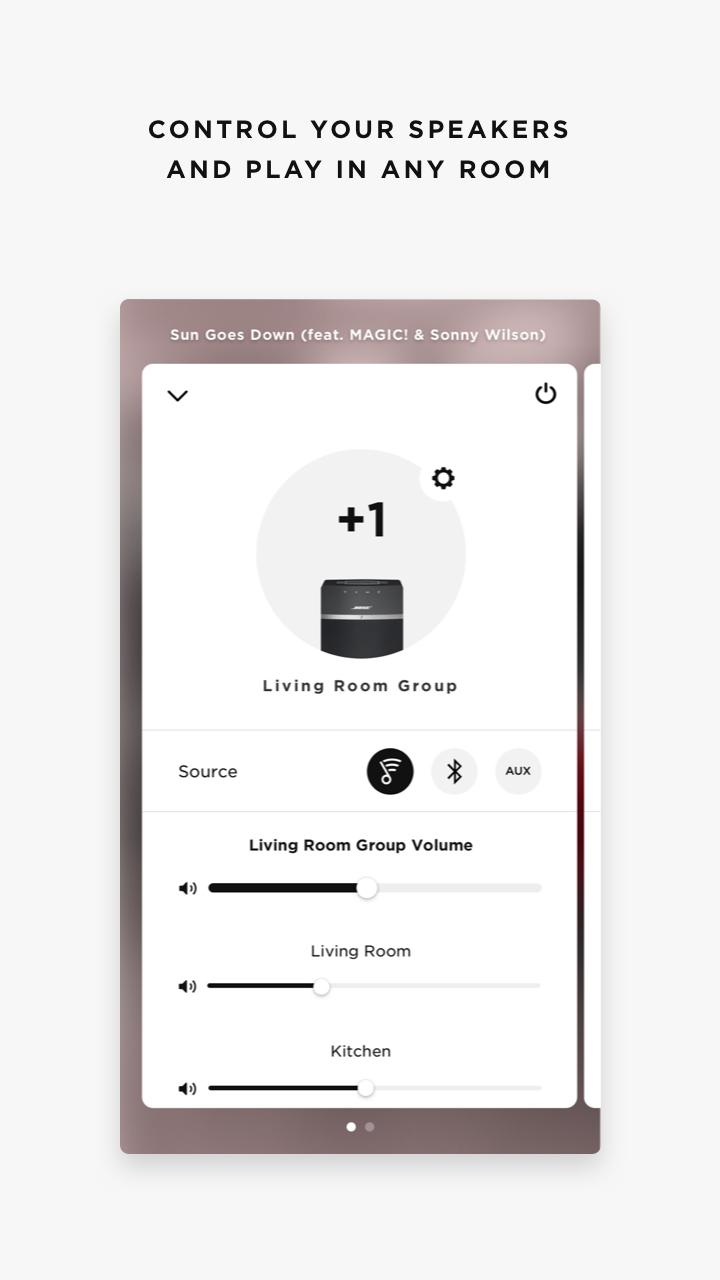 اسکرین شات 2 برنامه Bose SoundTouch