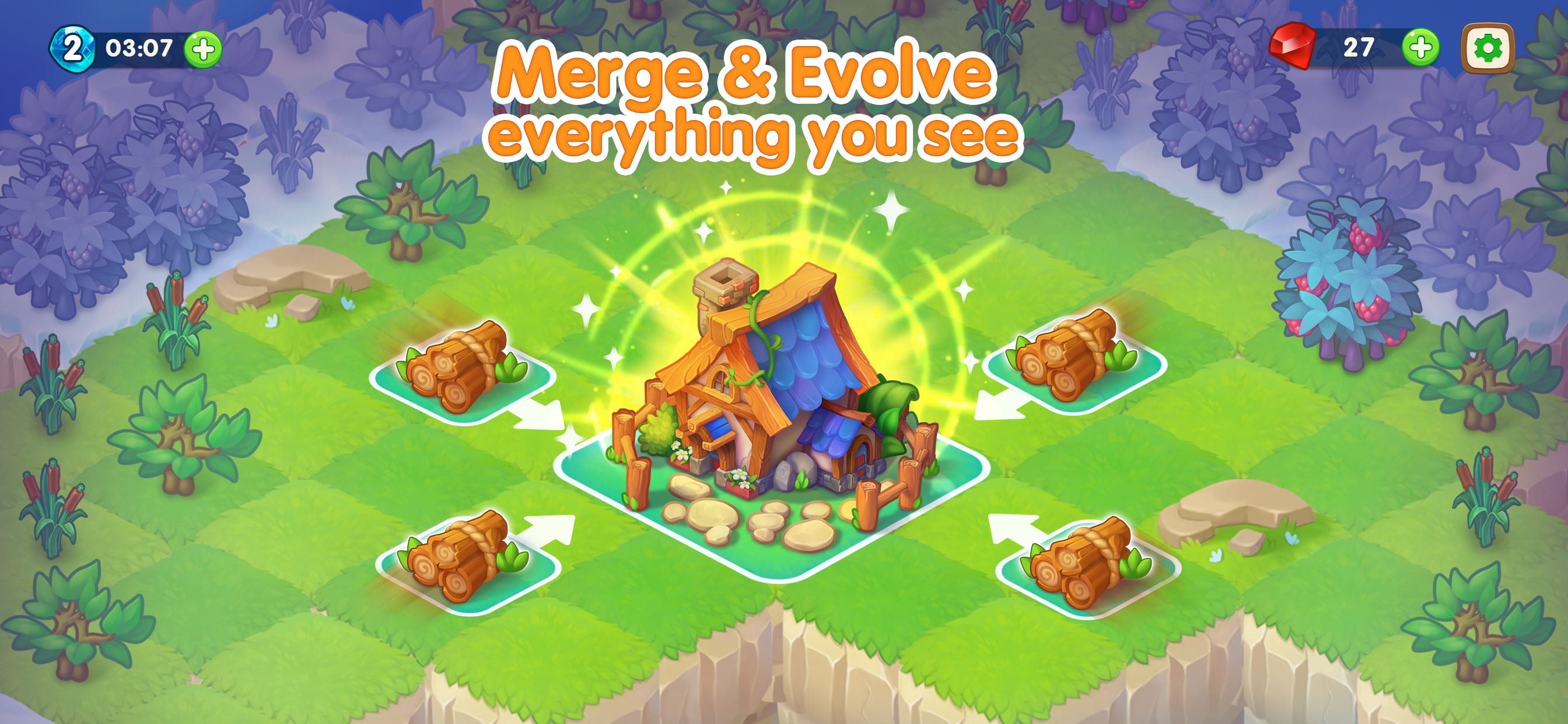 اسکرین شات 2 بازی Dragon Magic: Merge Land