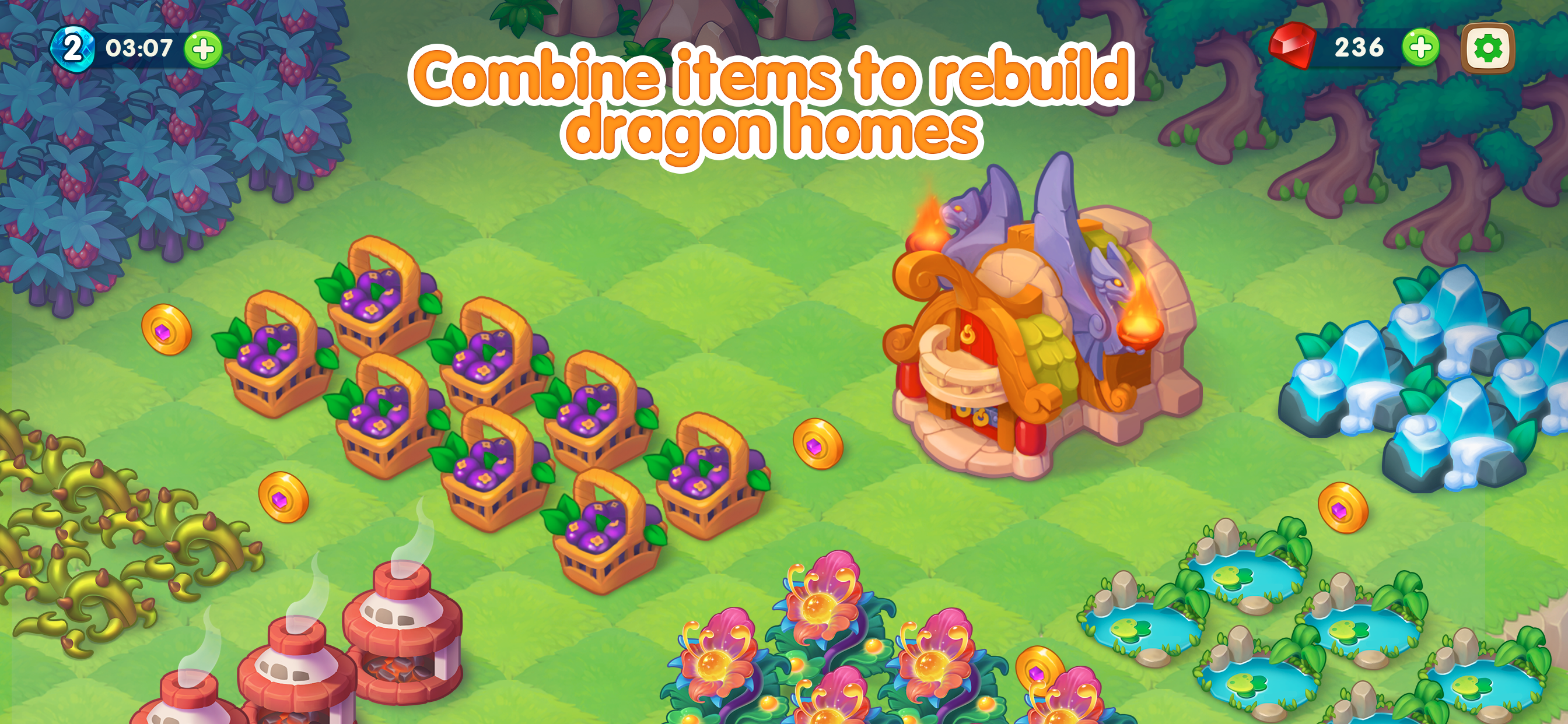 اسکرین شات 3 بازی Dragon Magic: Merge Land
