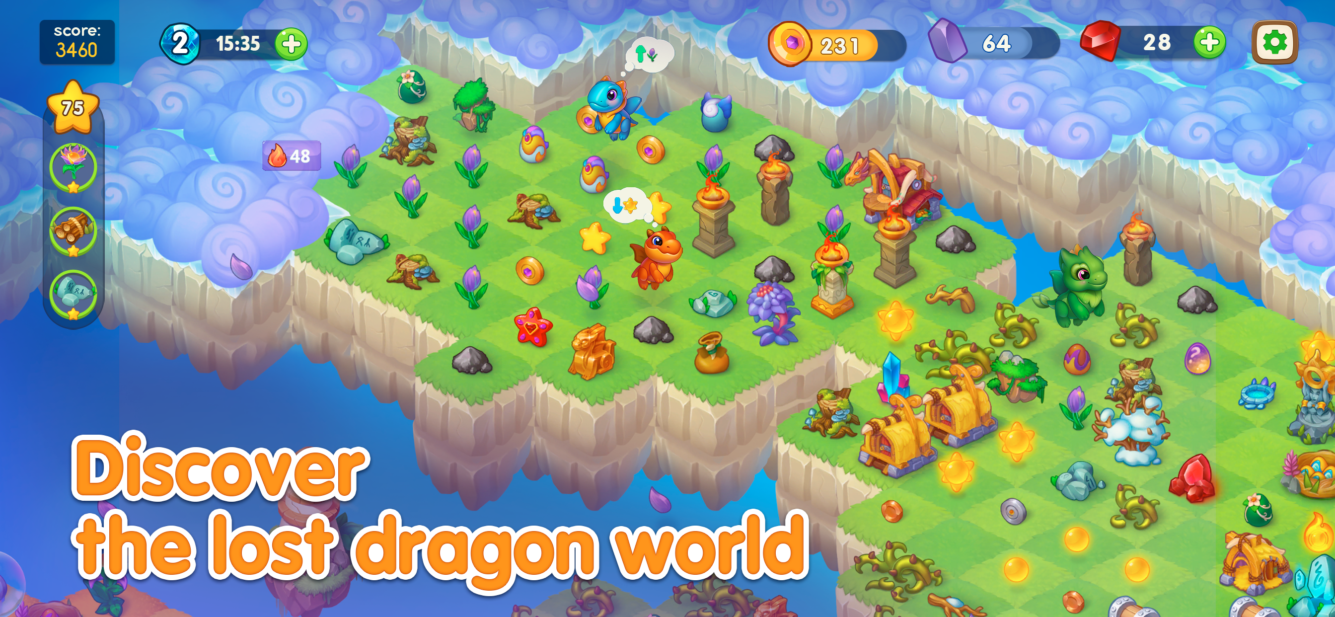 اسکرین شات 1 بازی Dragon Magic: Merge Land