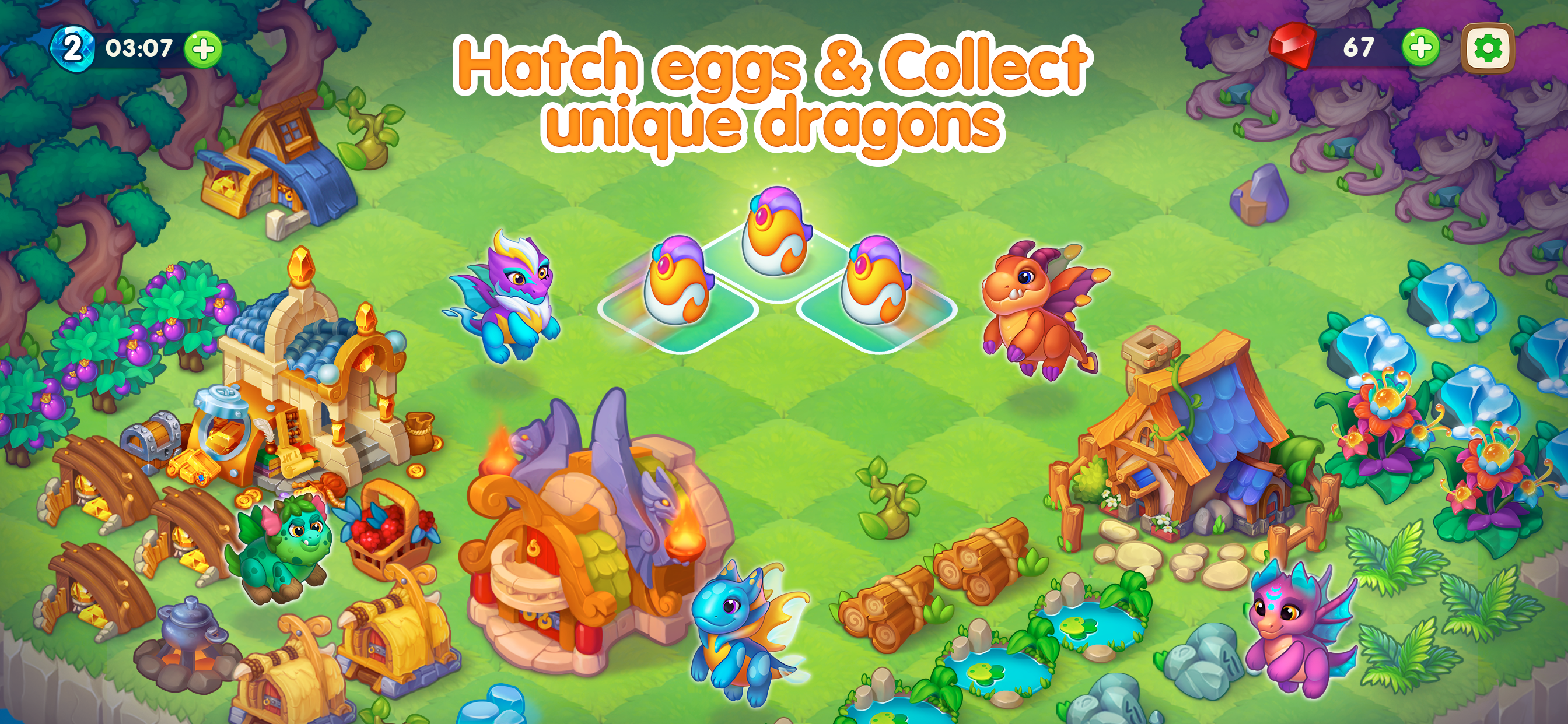 اسکرین شات 4 بازی Dragon Magic: Merge Land