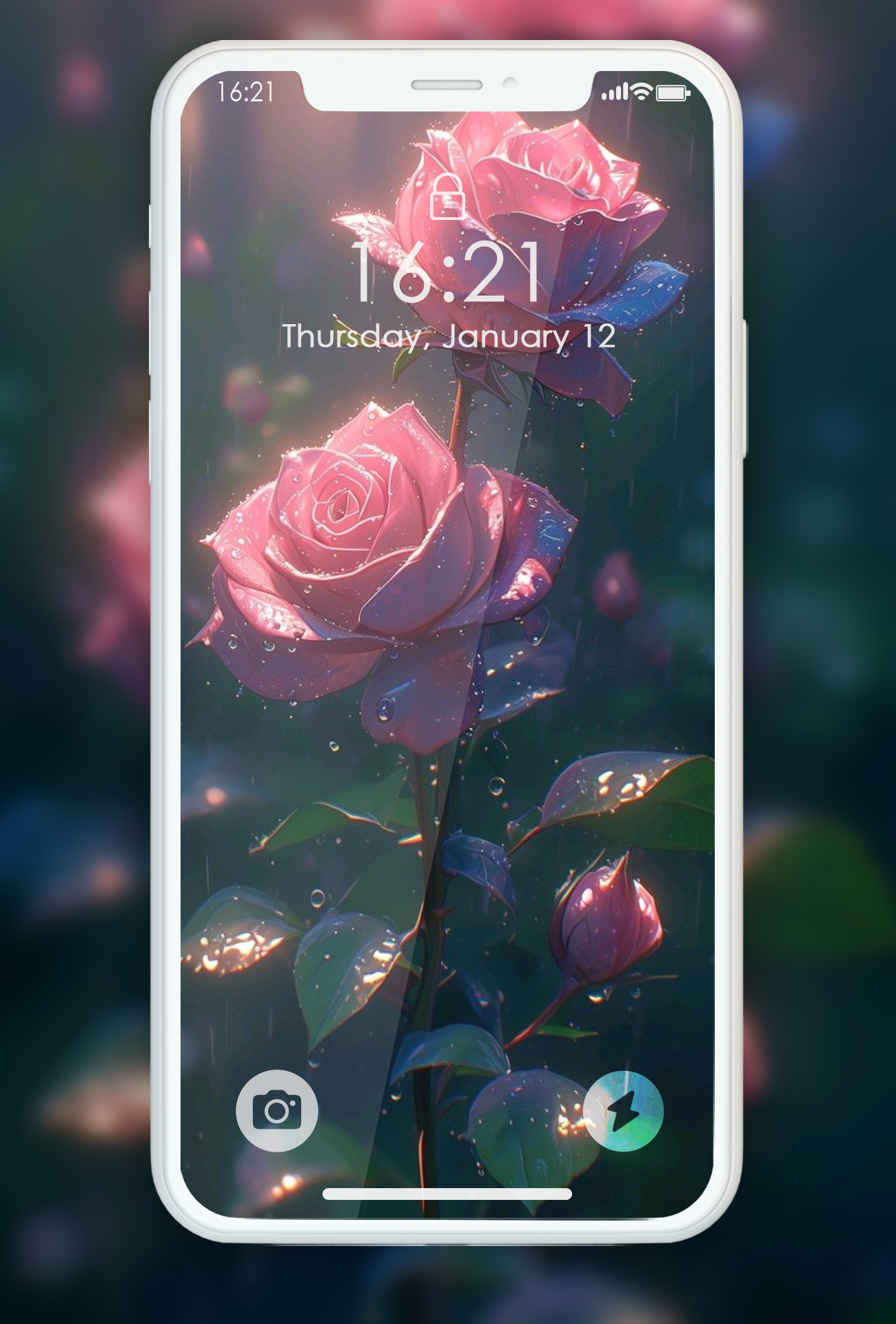اسکرین شات 7 برنامه Flowers wallpapers