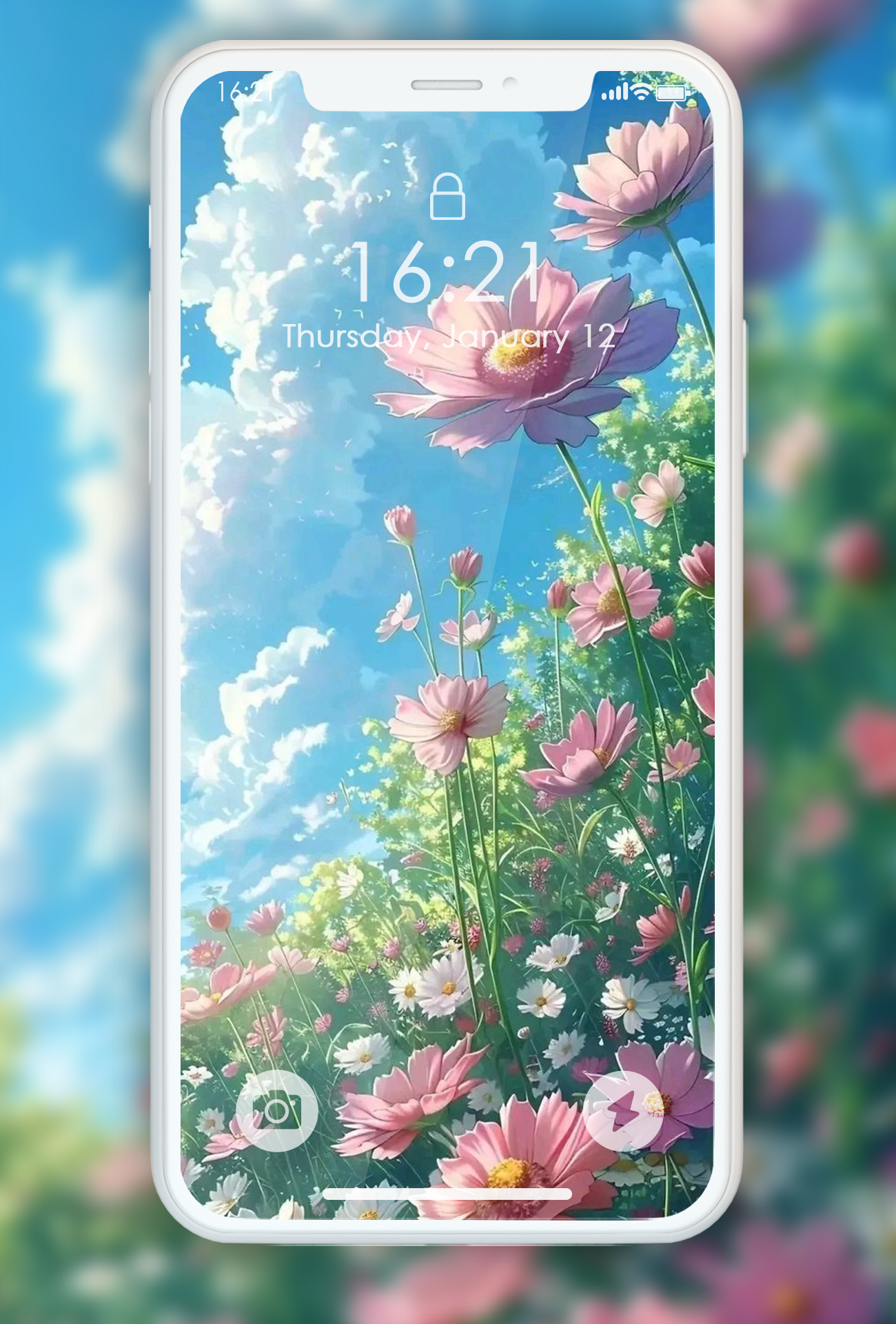 اسکرین شات 4 برنامه Flowers wallpapers