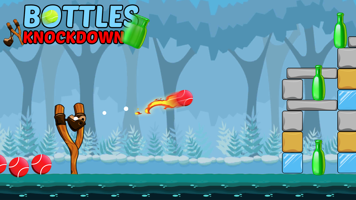 اسکرین شات 1 برنامه Bottle Shooting Game Knock