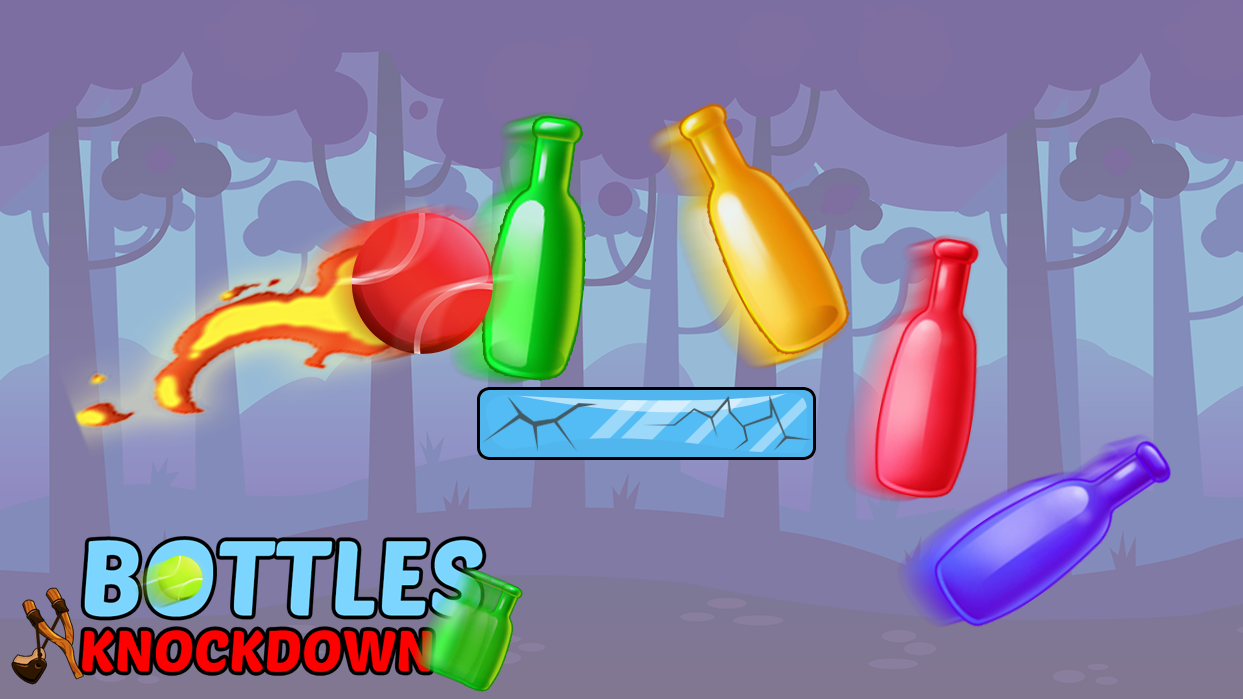 اسکرین شات 3 برنامه Bottle Shooting Game Knock
