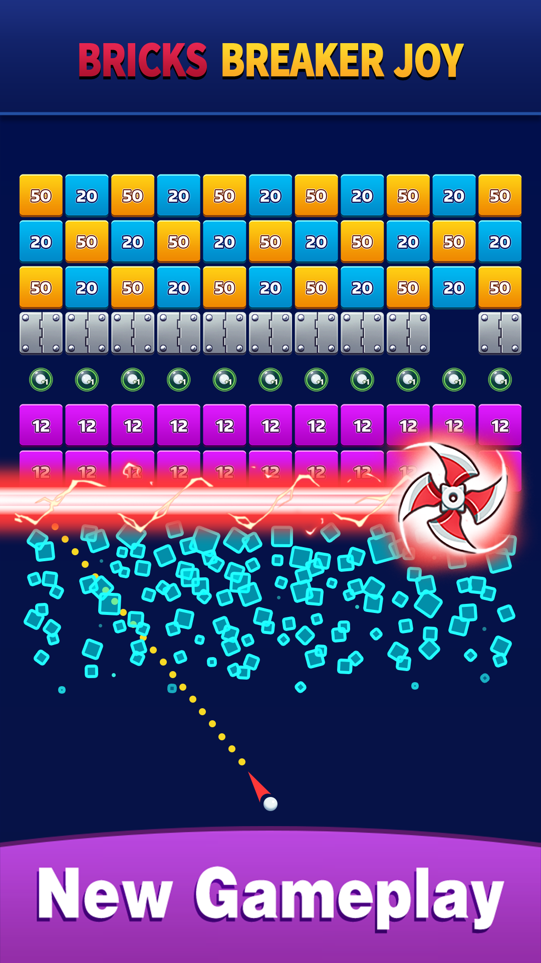 اسکرین شات 2 بازی Bricks Breaker Joy