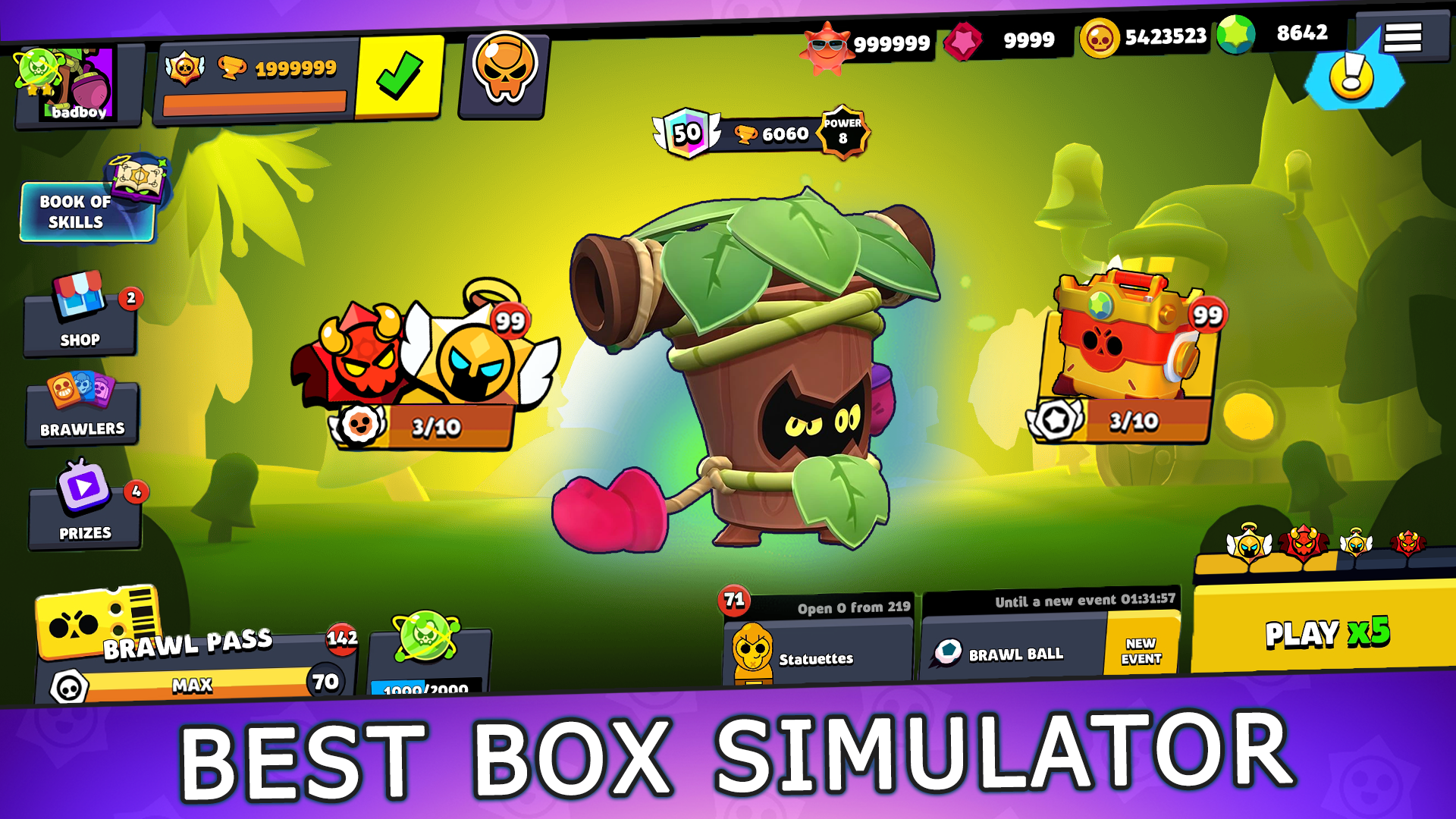 اسکرین شات 1 بازی Box Simulator for Brawl Stars