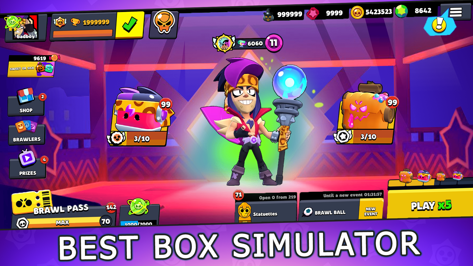 اسکرین شات 1 بازی Box Simulator for Brawl Stars