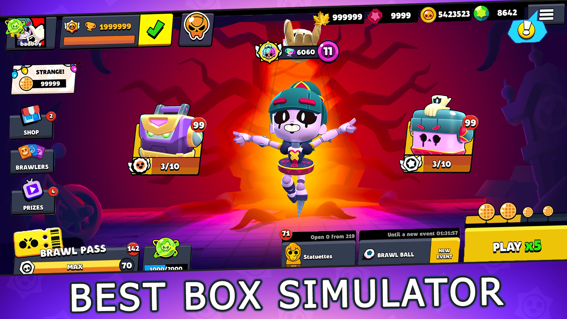 اسکرین شات 1 بازی Box Simulator for Brawl Stars