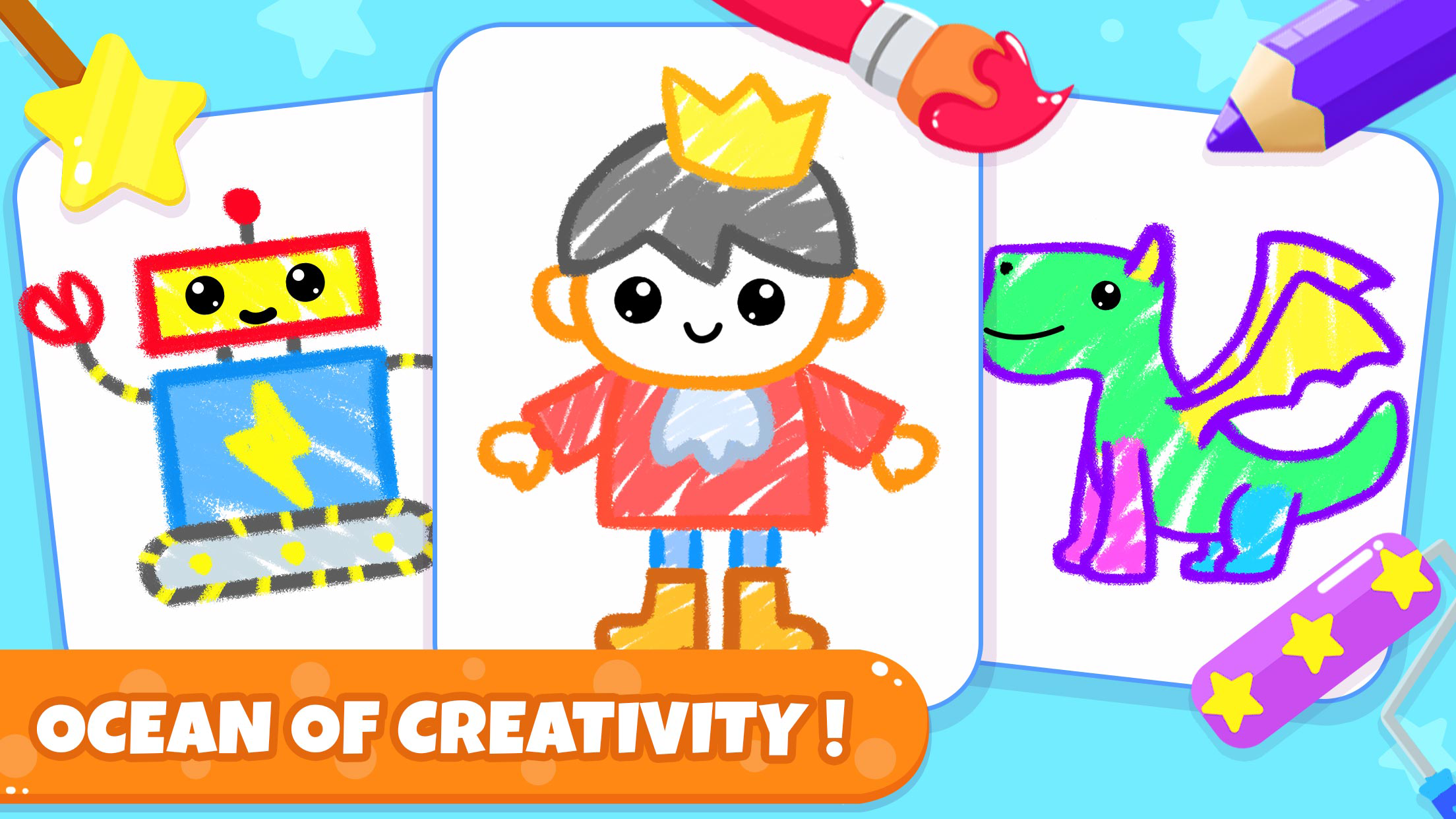 اسکرین شات 8 بازی Drawing Games: Paint And Color