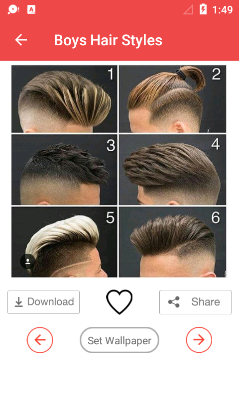 اسکرین شات 4 برنامه Latest Boys Hairstyle