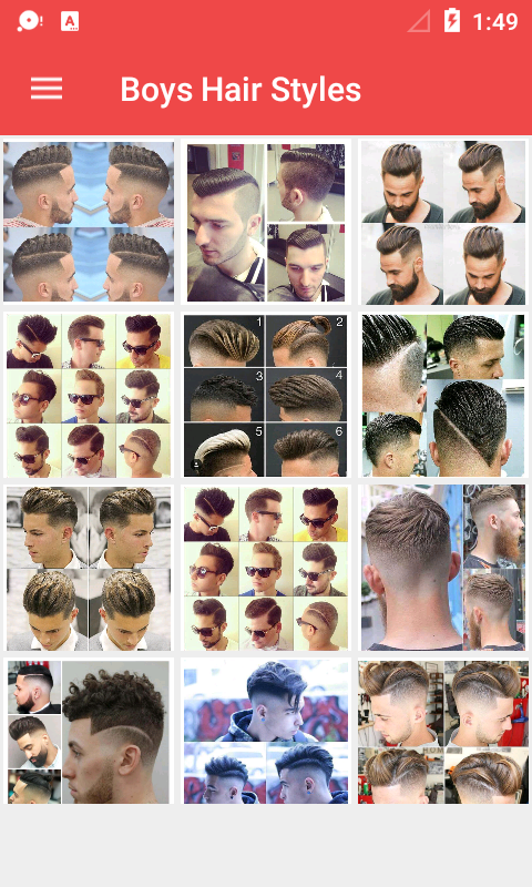 اسکرین شات 3 برنامه Latest Boys Hairstyle