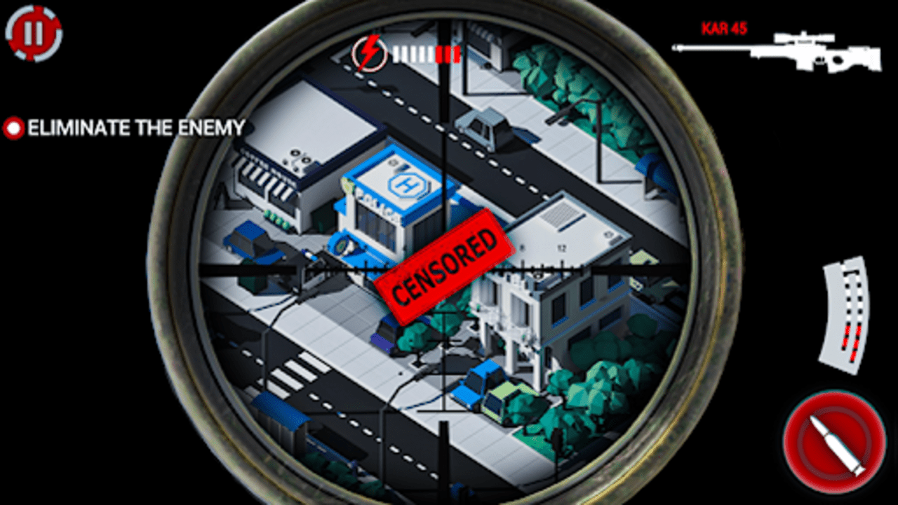 اسکرین شات 2 بازی Stickman Sniper Shooter games