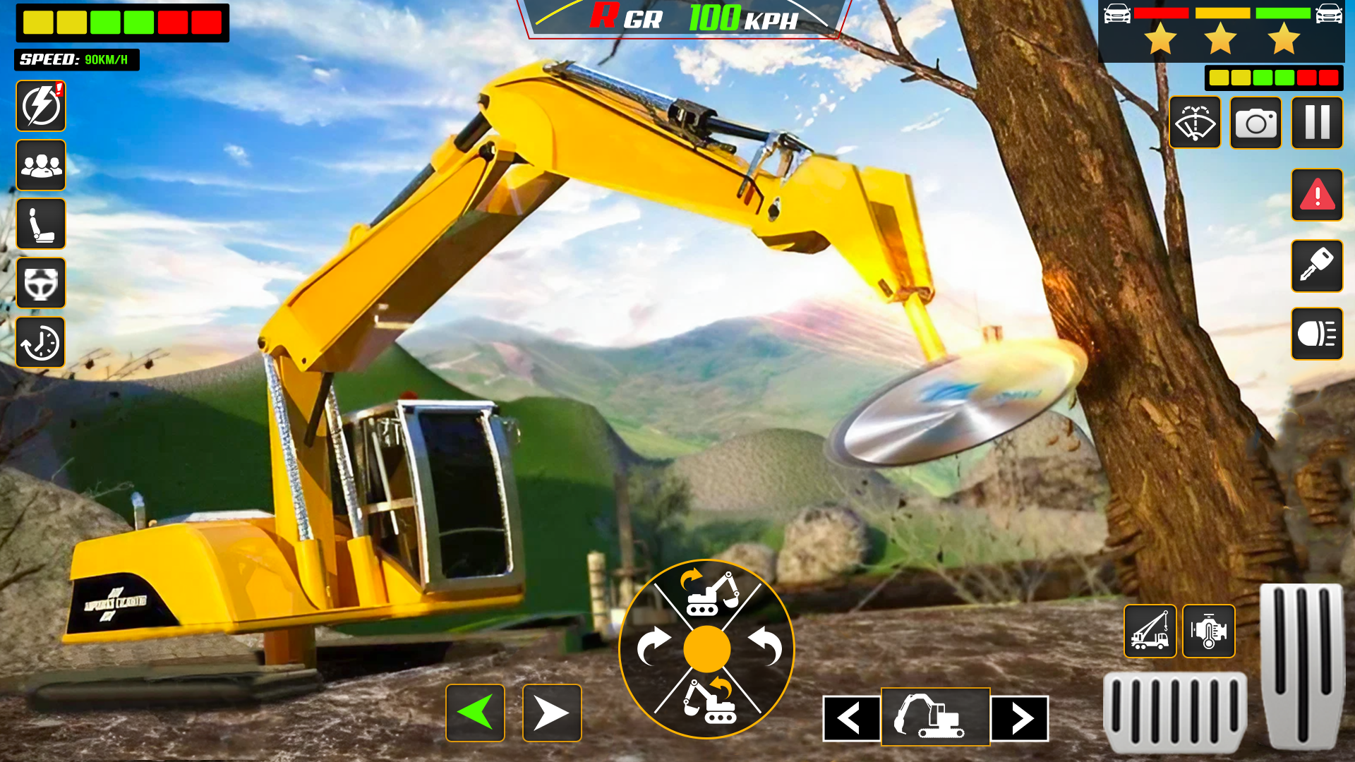 اسکرین شات 4 برنامه Excavator City Construction 3d