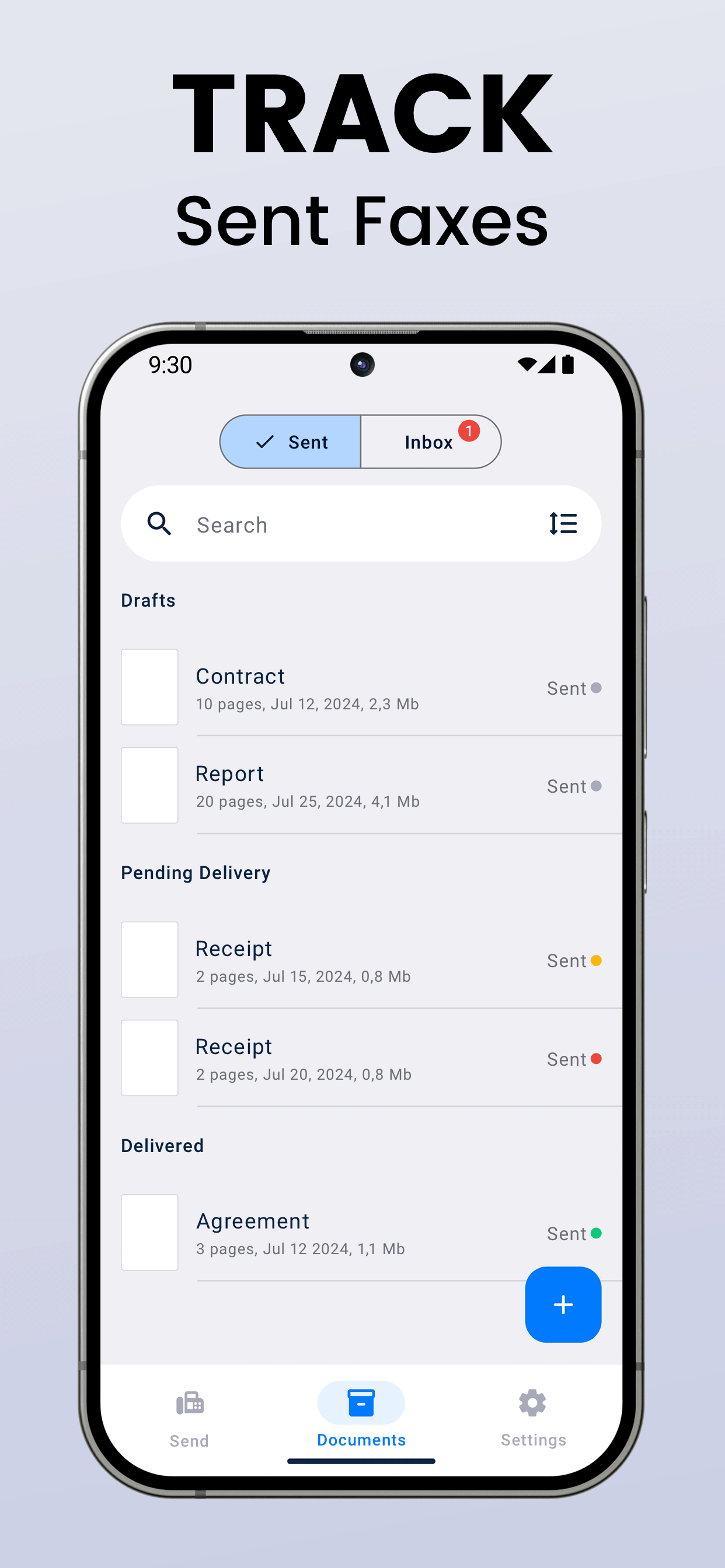اسکرین شات 8 برنامه FaxFree: Send Faxes from Phone