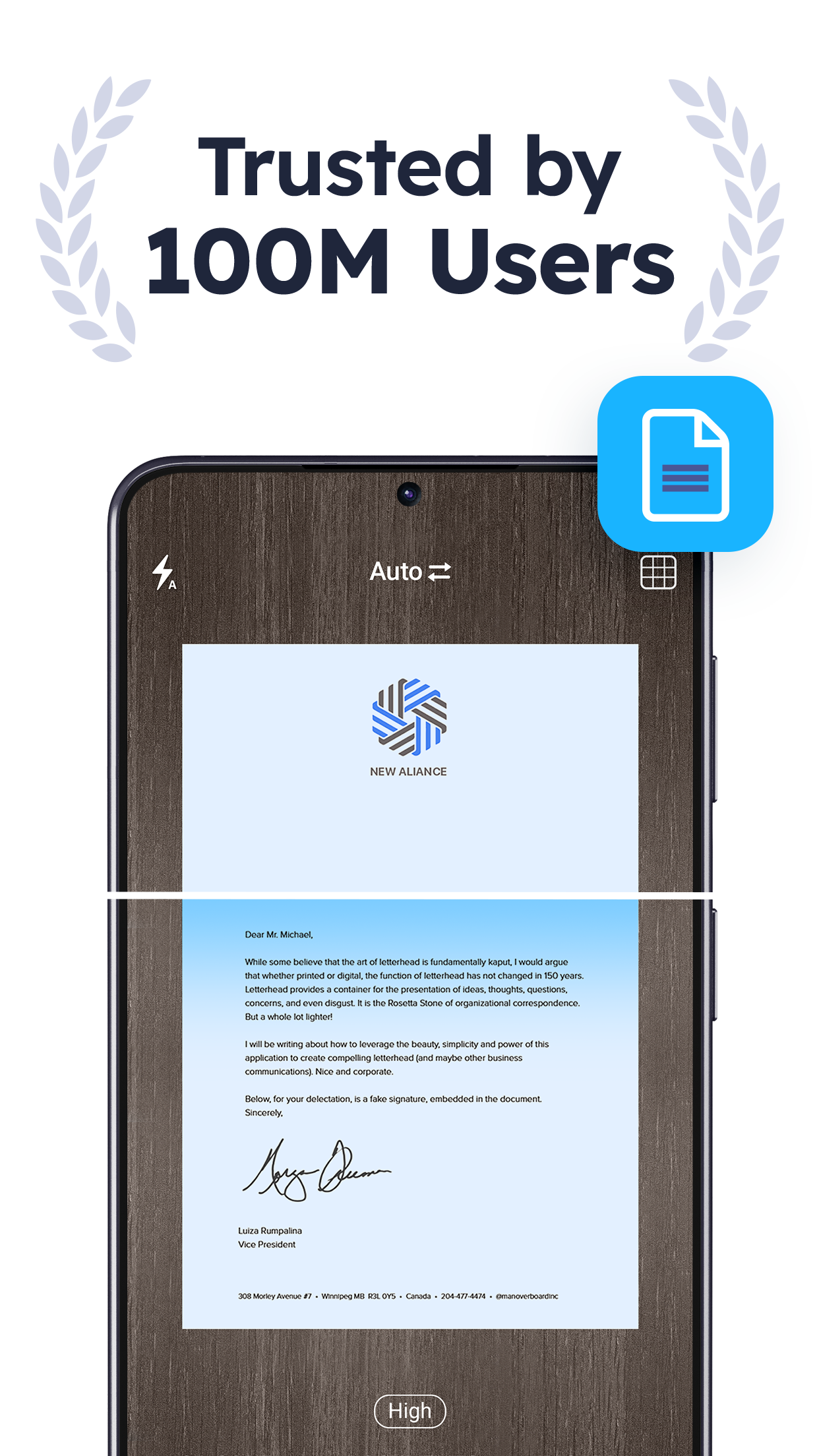اسکرین شات 2 برنامه iScanner - PDF Scanner App