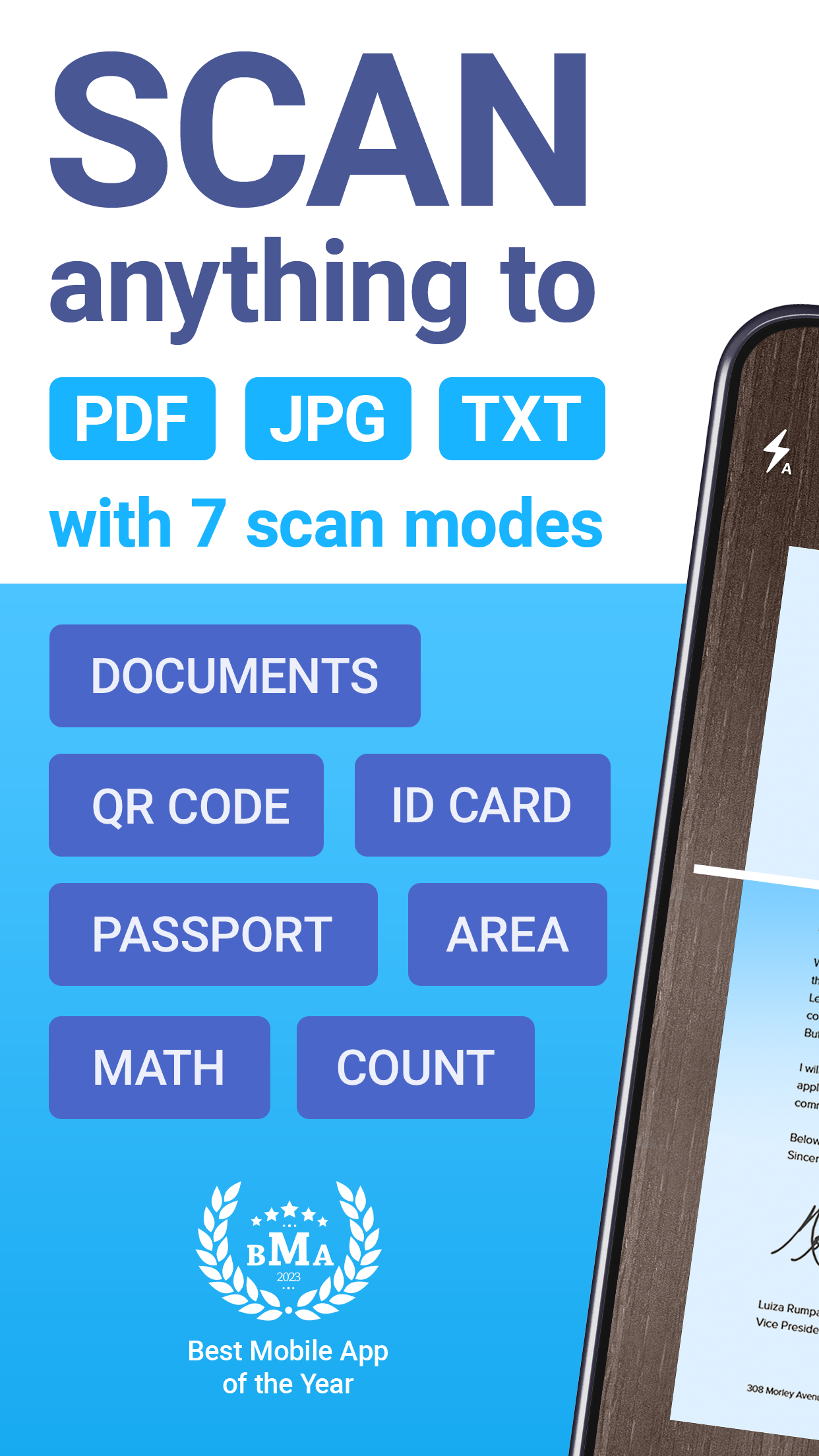 اسکرین شات 1 برنامه iScanner - PDF Scanner App