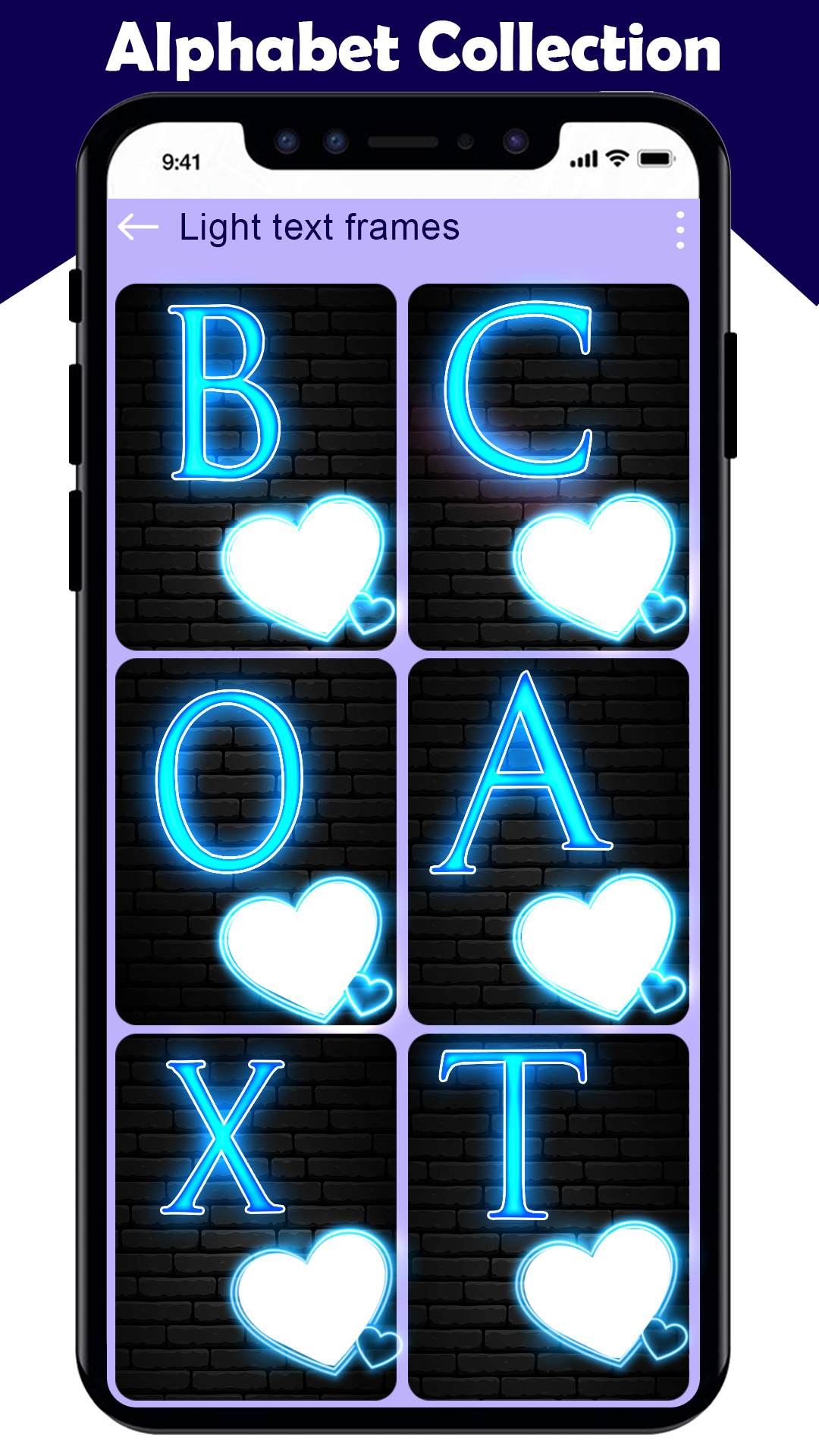 اسکرین شات 2 برنامه Light Text Photo Editor App