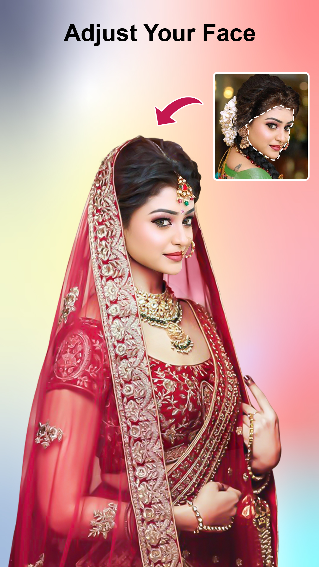 اسکرین شات 2 برنامه Bridal Dress Suit Photo Editor