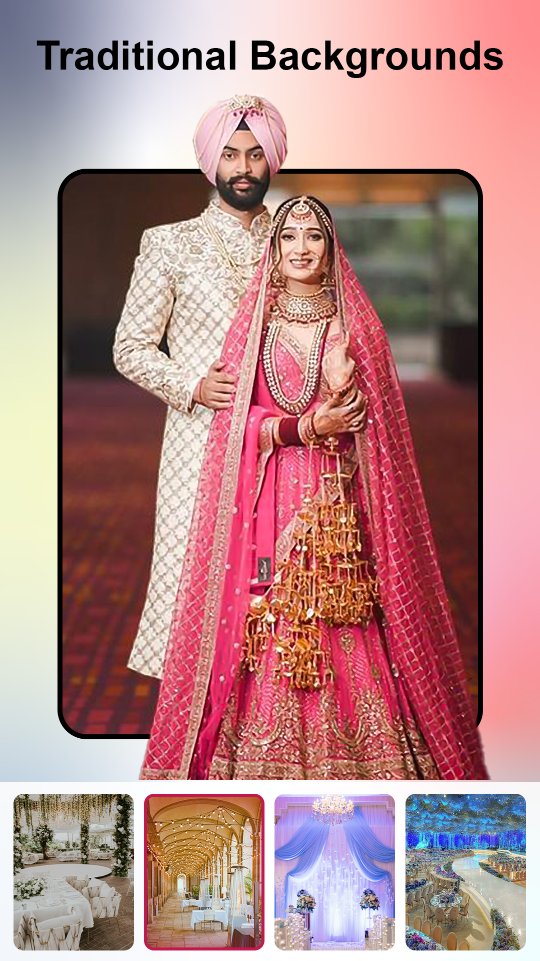اسکرین شات 3 برنامه Bridal Dress Suit Photo Editor