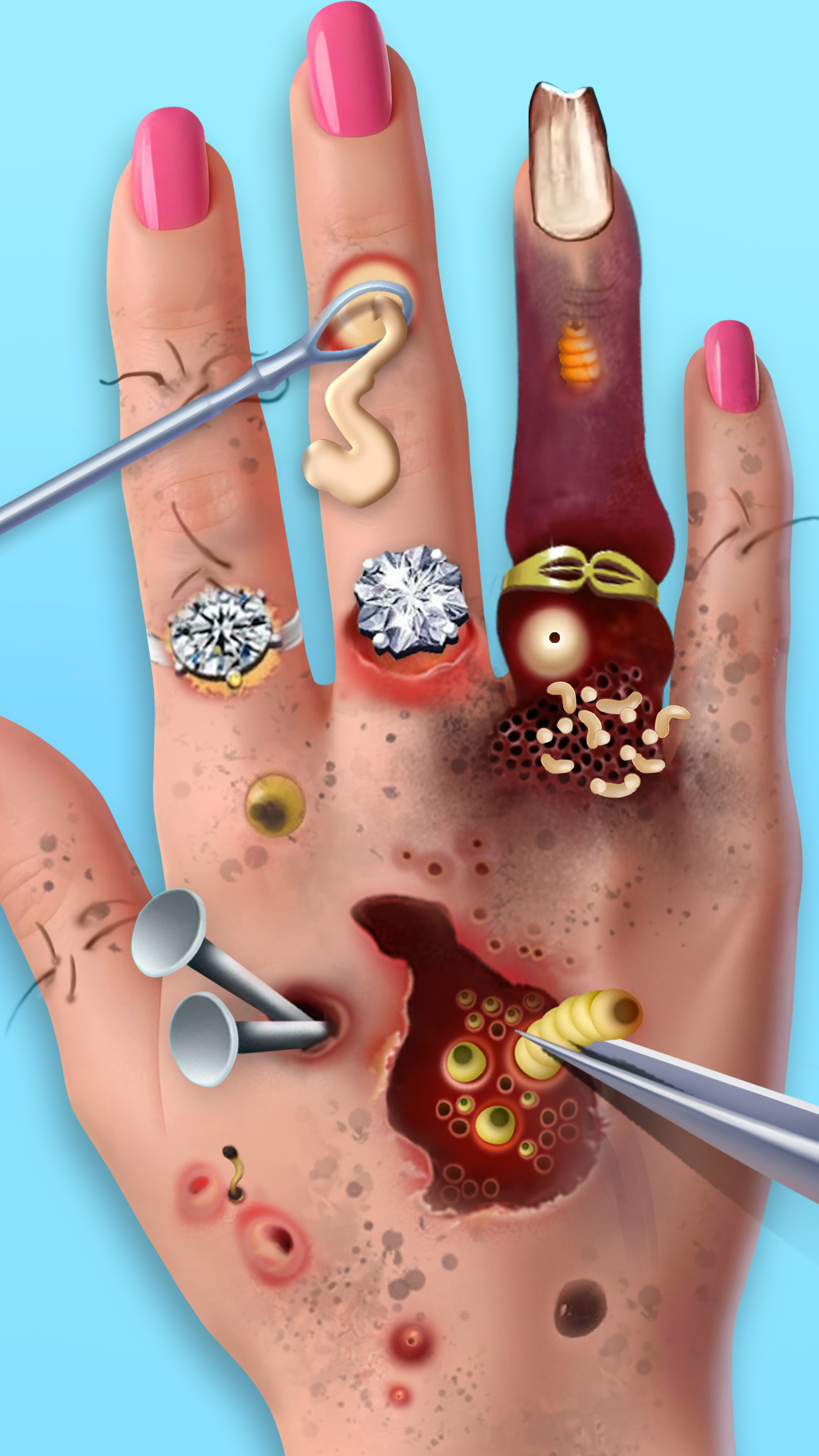 اسکرین شات 5 بازی ASMR Doctor Makeup Salon games