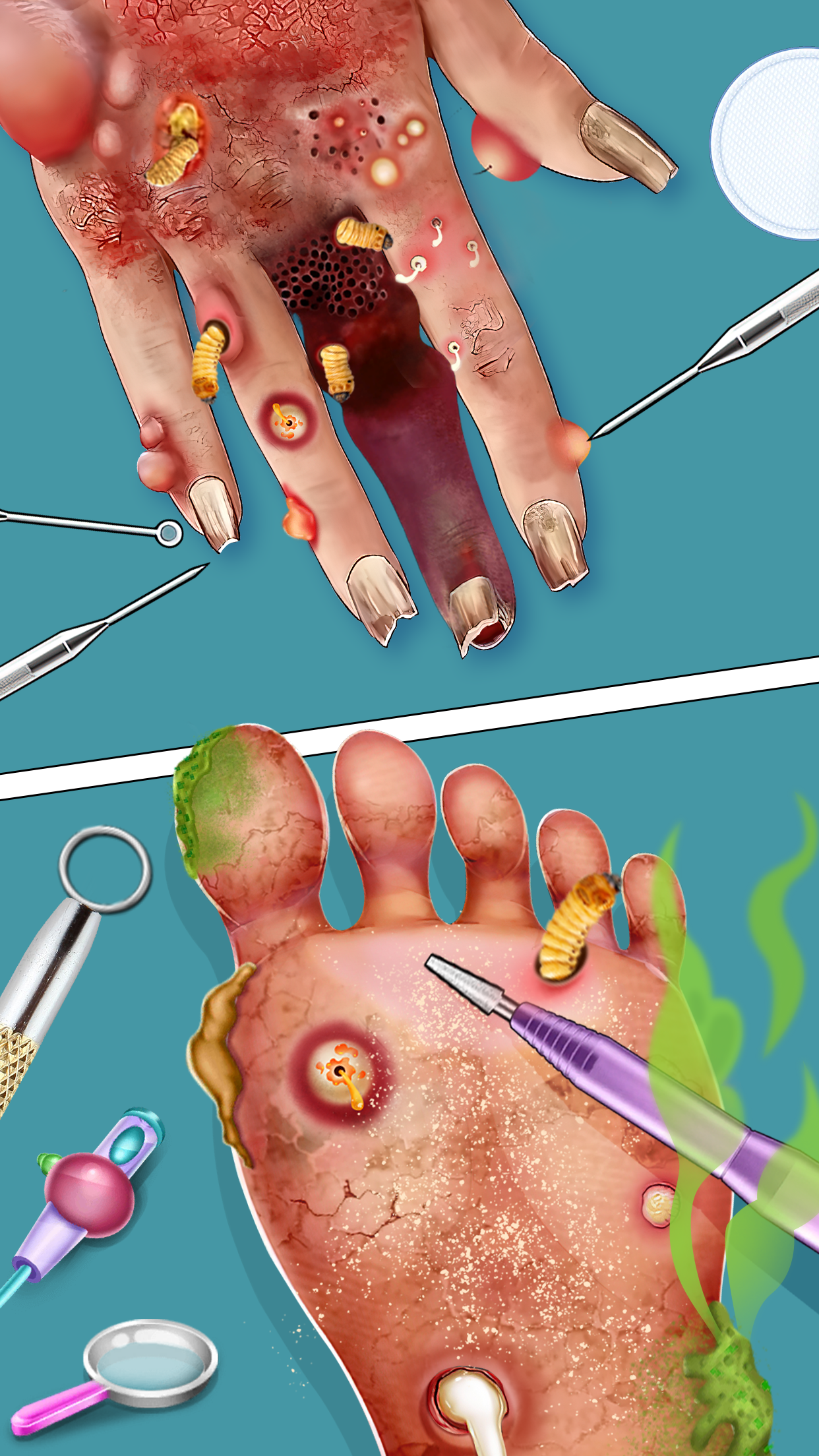 اسکرین شات 6 بازی ASMR Doctor Makeup Salon games