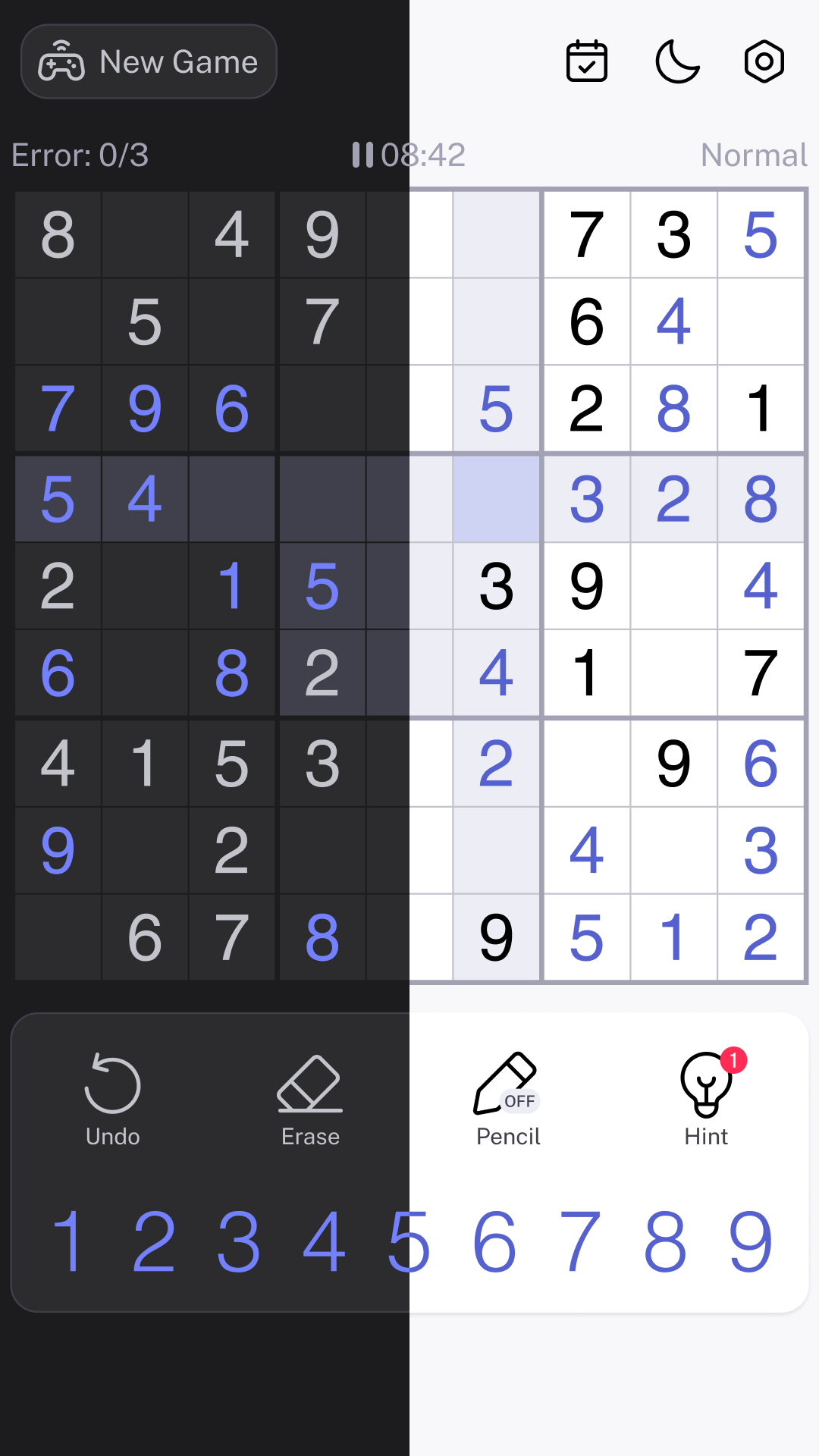 اسکرین شات 5 بازی Sudoku - Classic Sudoku Game
