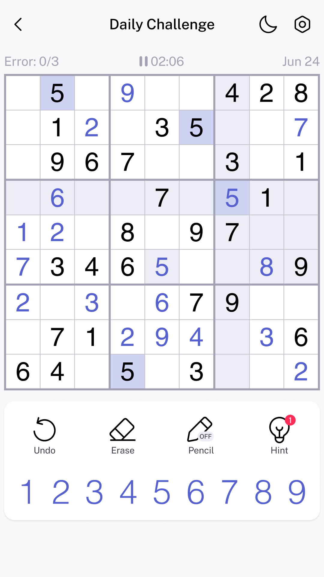 اسکرین شات 4 بازی Sudoku - Classic Sudoku Game