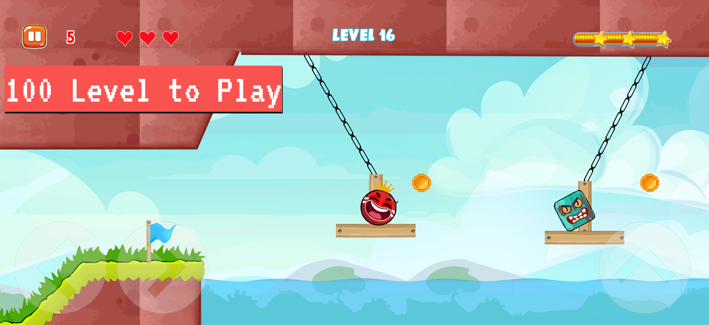 اسکرین شات 1 بازی Bounce Ball 4: Red Season 4