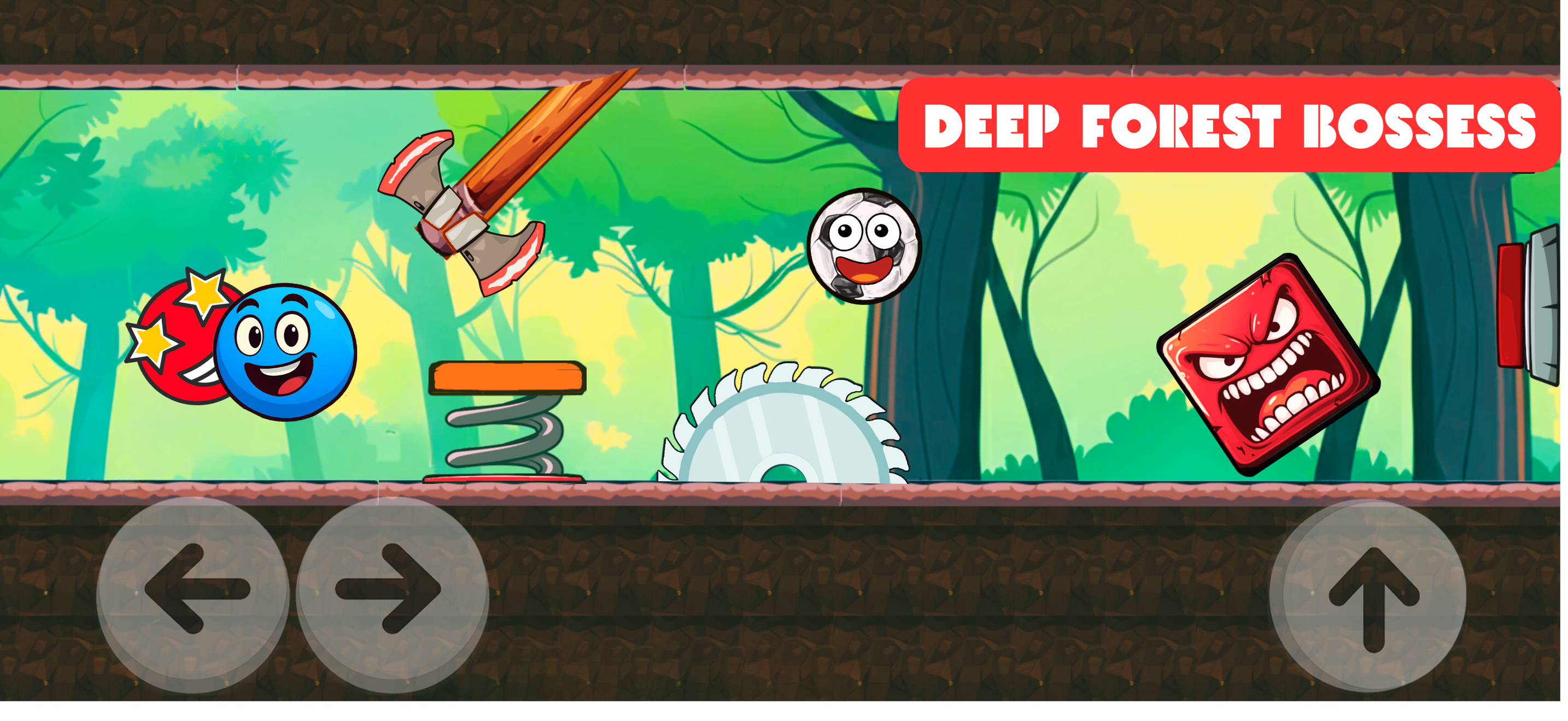 اسکرین شات 2 بازی Red Hero 4 - red bounce ball 5