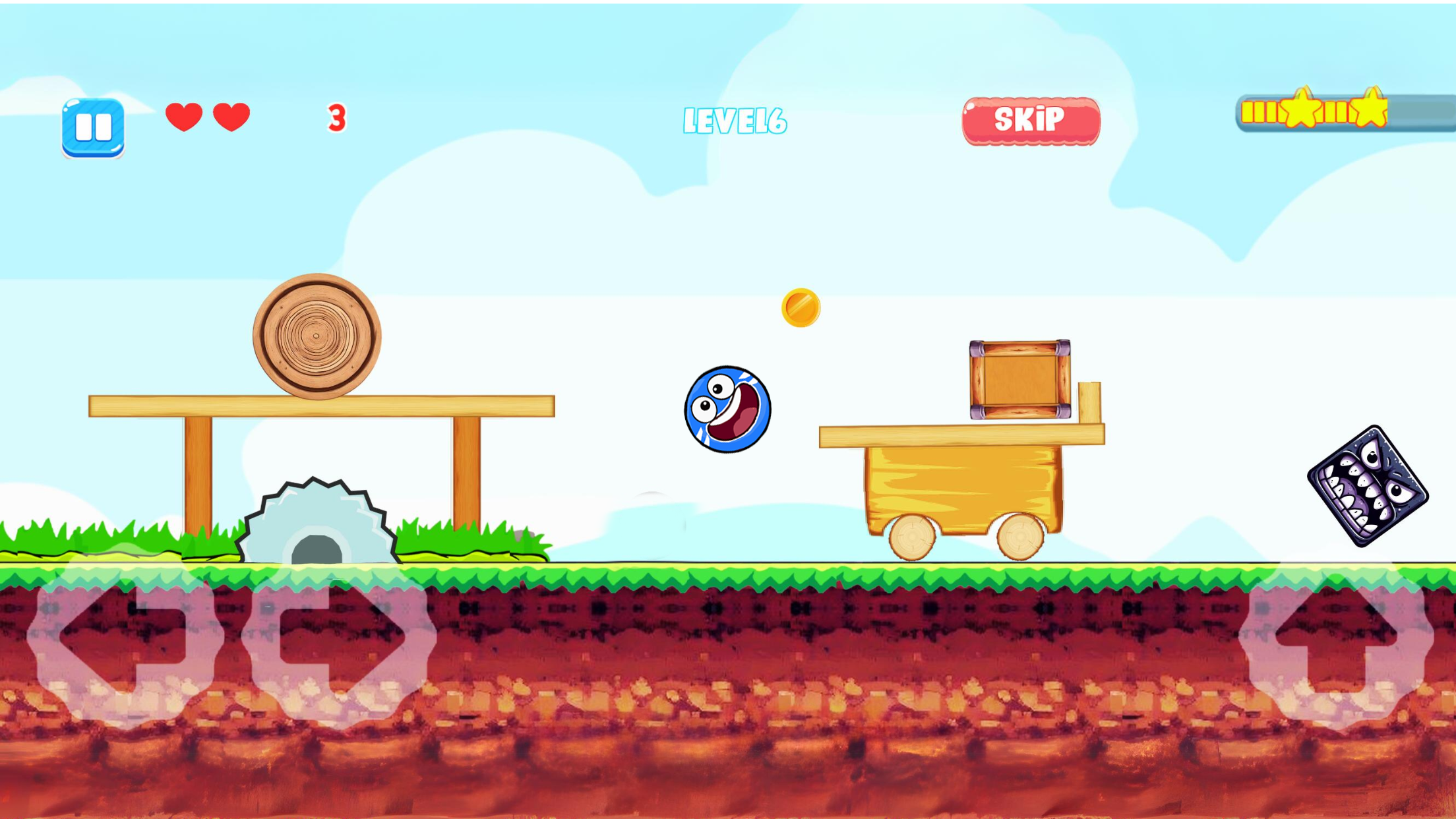 اسکرین شات 4 بازی Ball V - Red Bounce Ball 5