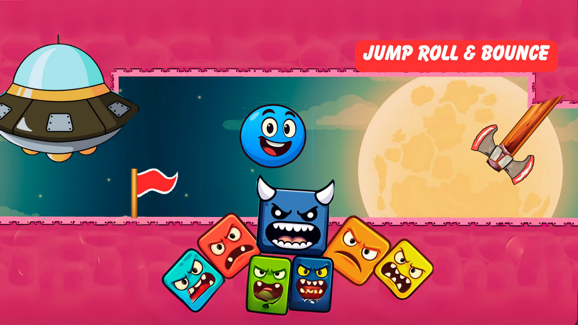 اسکرین شات 1 بازی Bossy Ball 5: Bounce Jump Roll