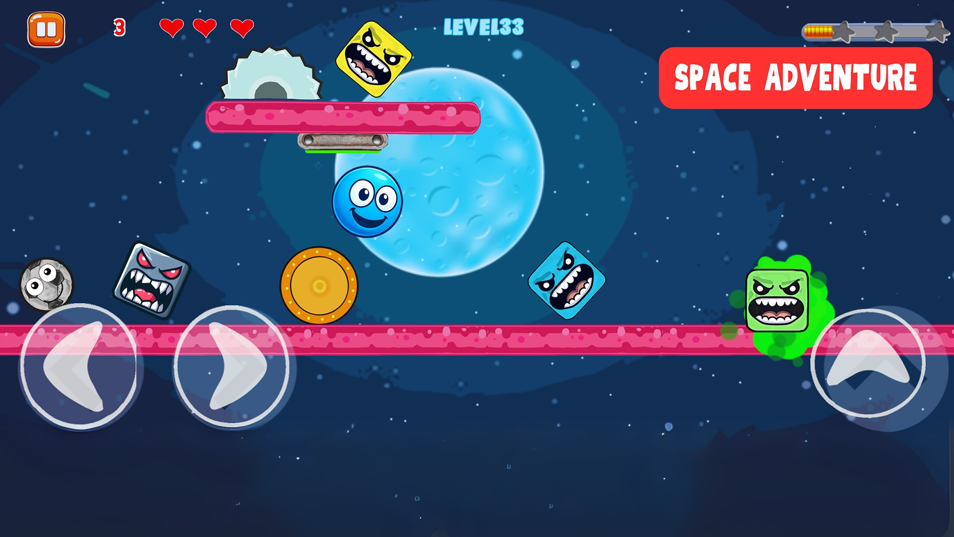 اسکرین شات 3 بازی red hero ball 4 -bounce & roll