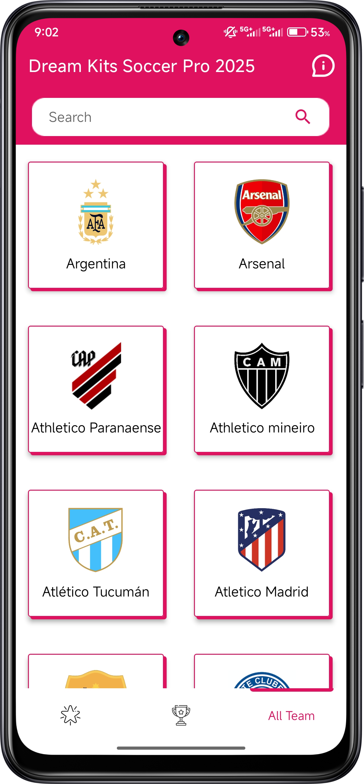 اسکرین شات 4 برنامه Dream Kits Soccer Pro 2025