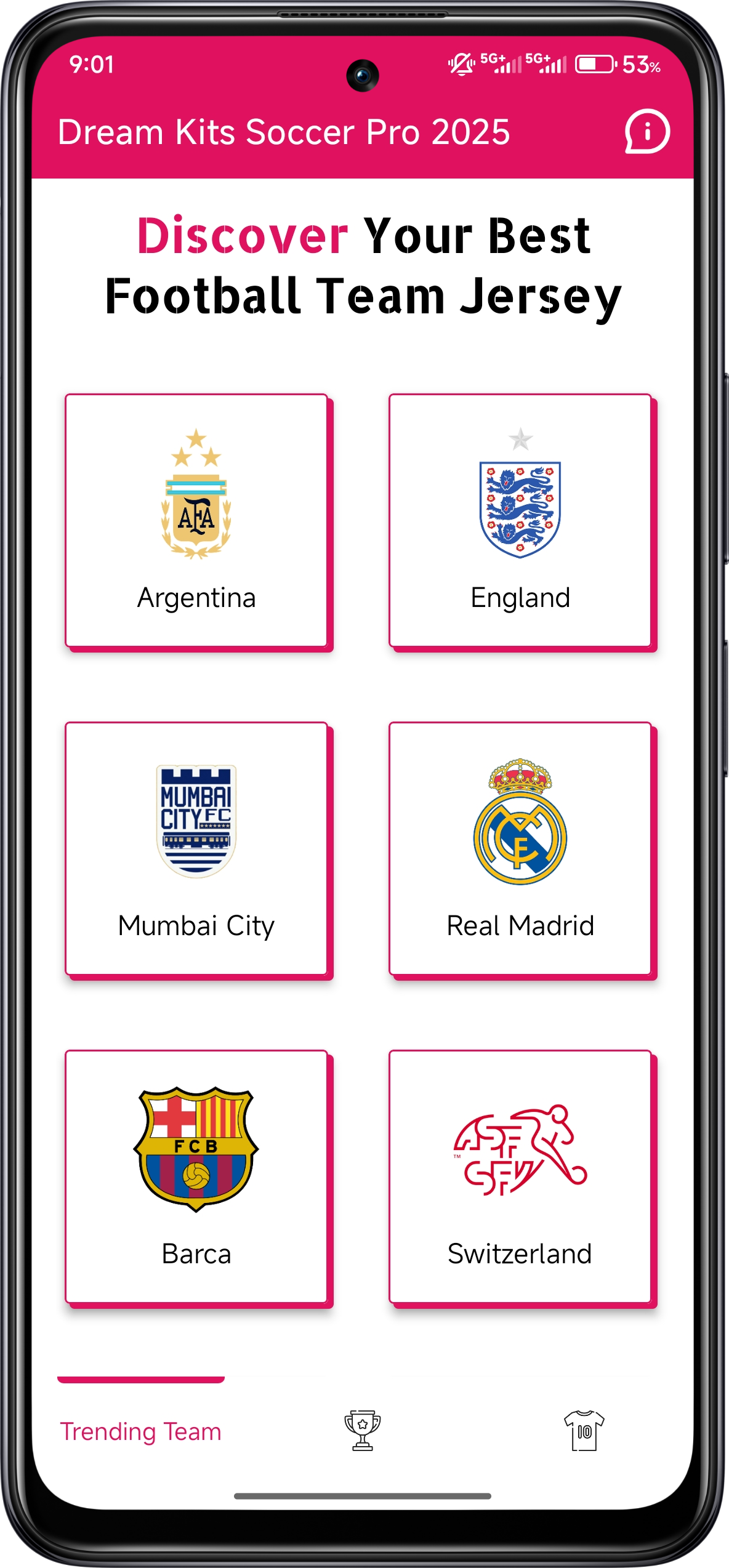 اسکرین شات 1 برنامه Dream Kits Soccer Pro 2025