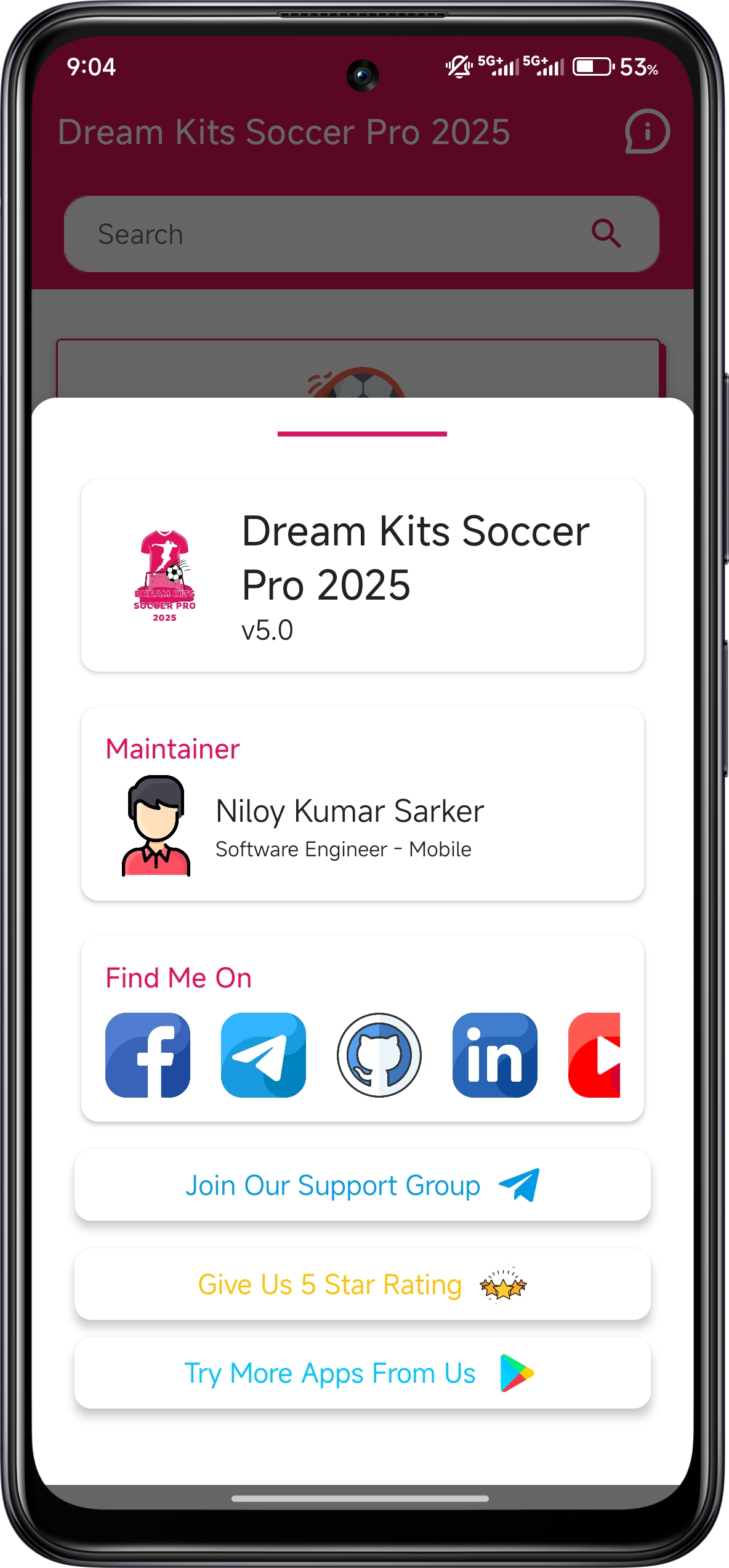 اسکرین شات 6 برنامه Dream Kits Soccer Pro 2025