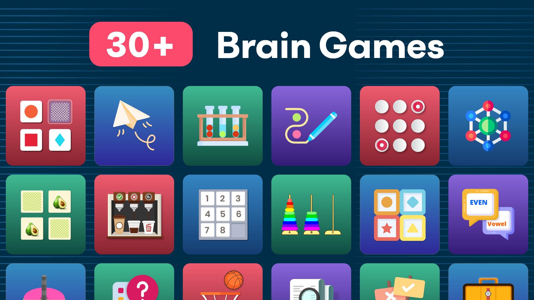 اسکرین شات 1 بازی Brain Games for Adults 2022