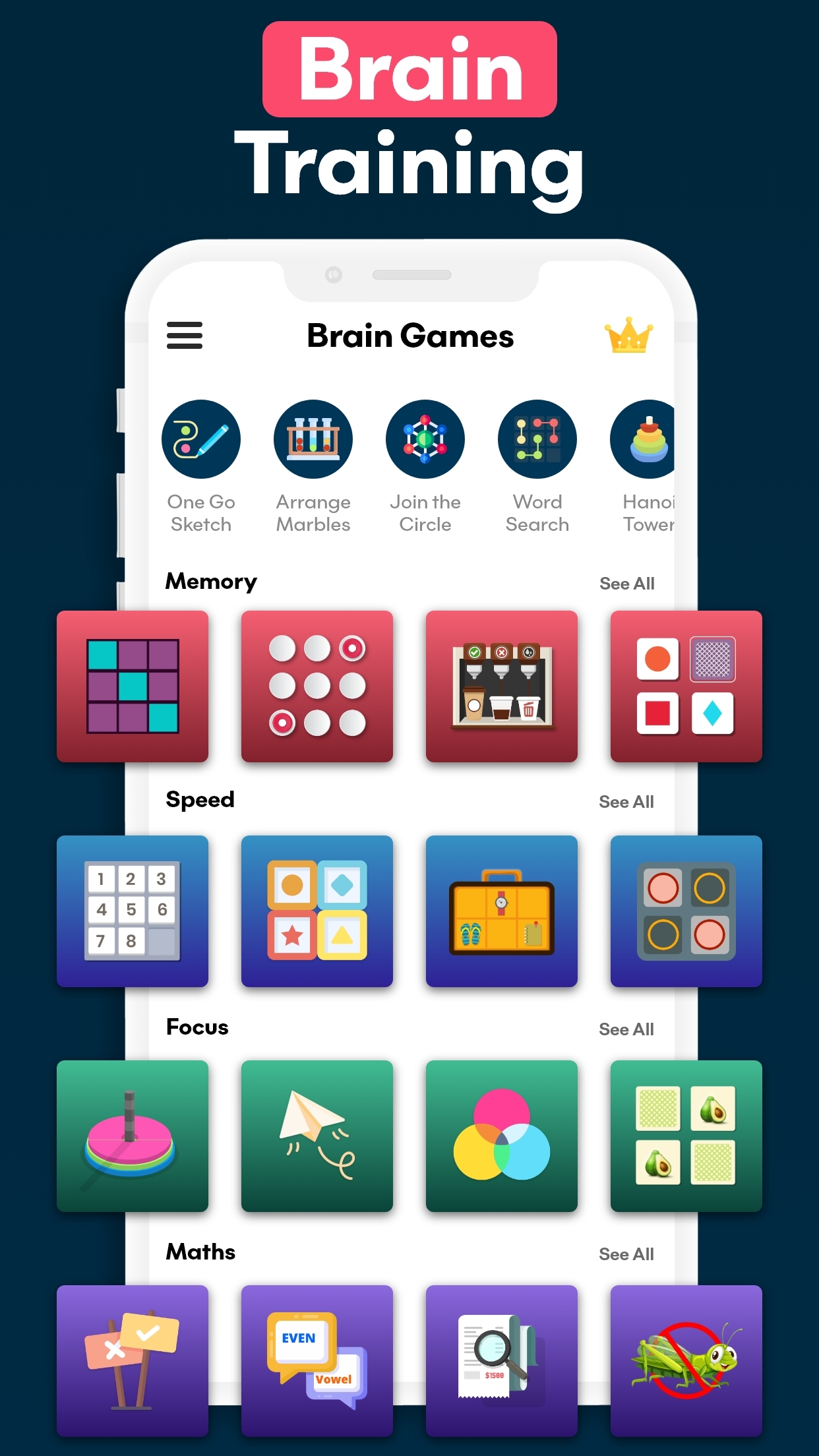 اسکرین شات 2 بازی Brain Games for Adults 2022