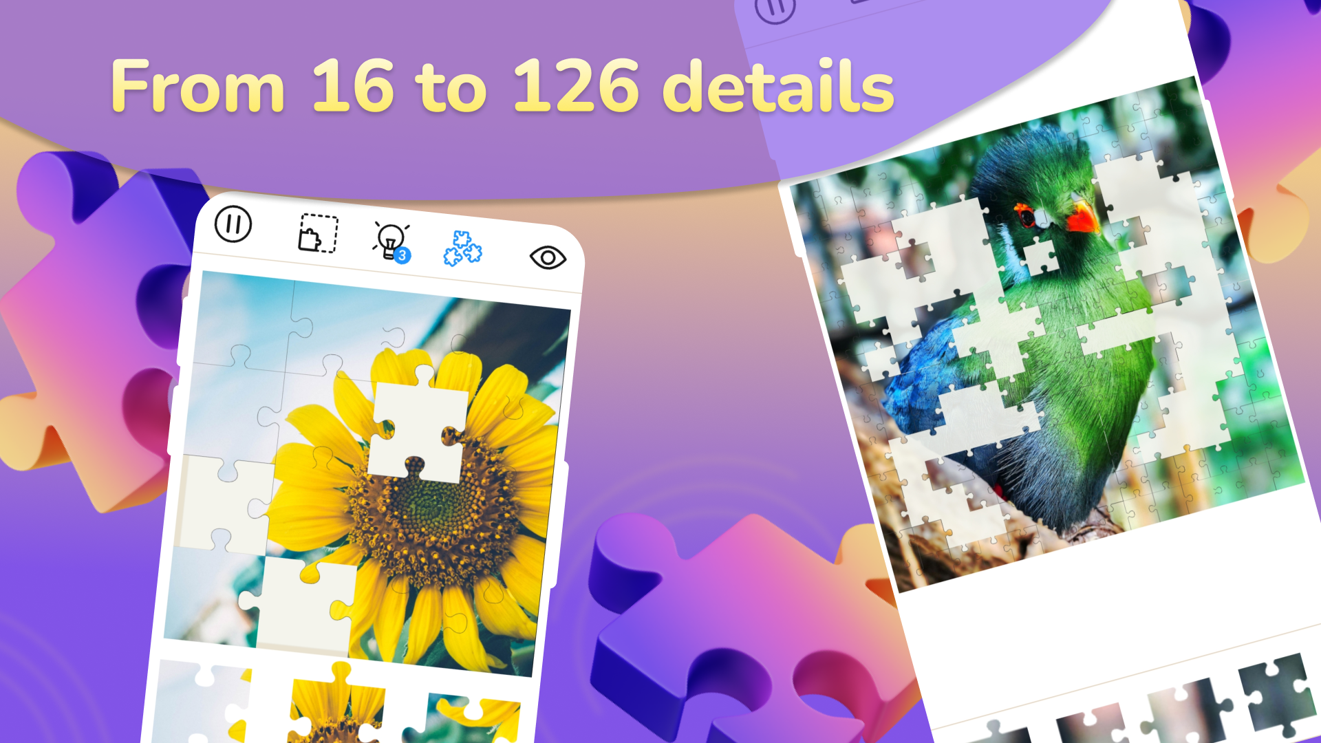 اسکرین شات 6 بازی Adults Jigsaw Puzzle Games HD