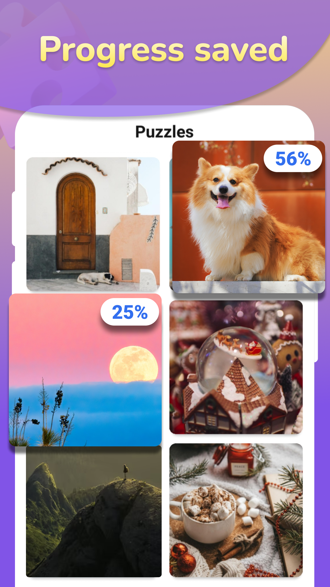 اسکرین شات 4 بازی Adults Jigsaw Puzzle Games HD