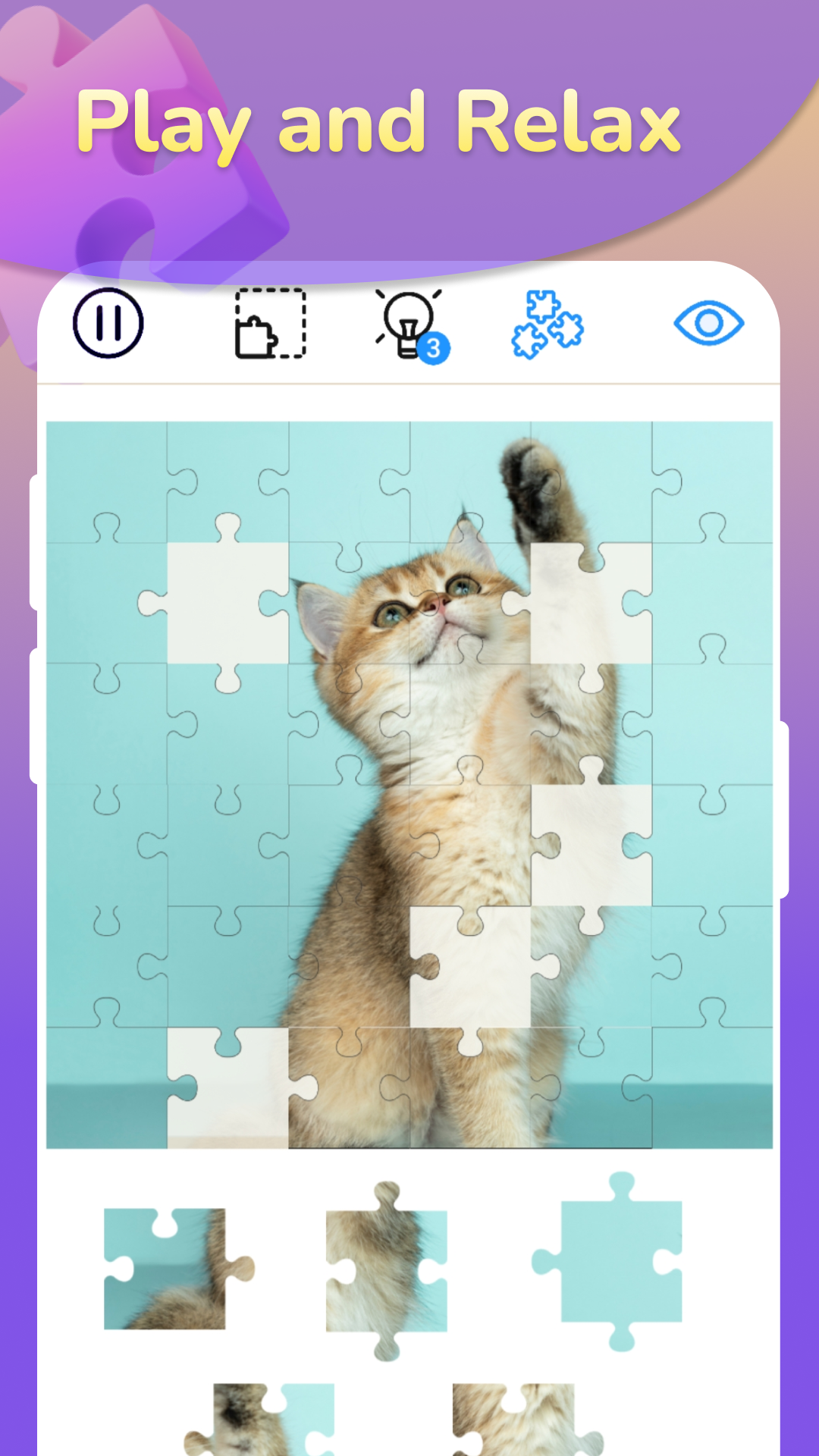 اسکرین شات 3 بازی Adults Jigsaw Puzzle Games HD