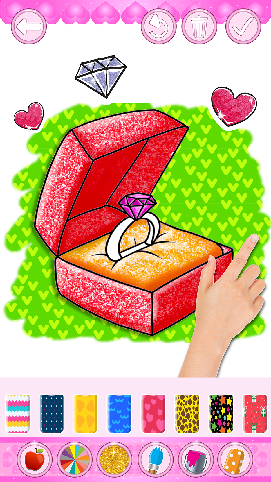 اسکرین شات 4 برنامه Bride and Groom Coloring book