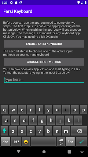 اسکرین شات 7 برنامه Farsi Keyboard