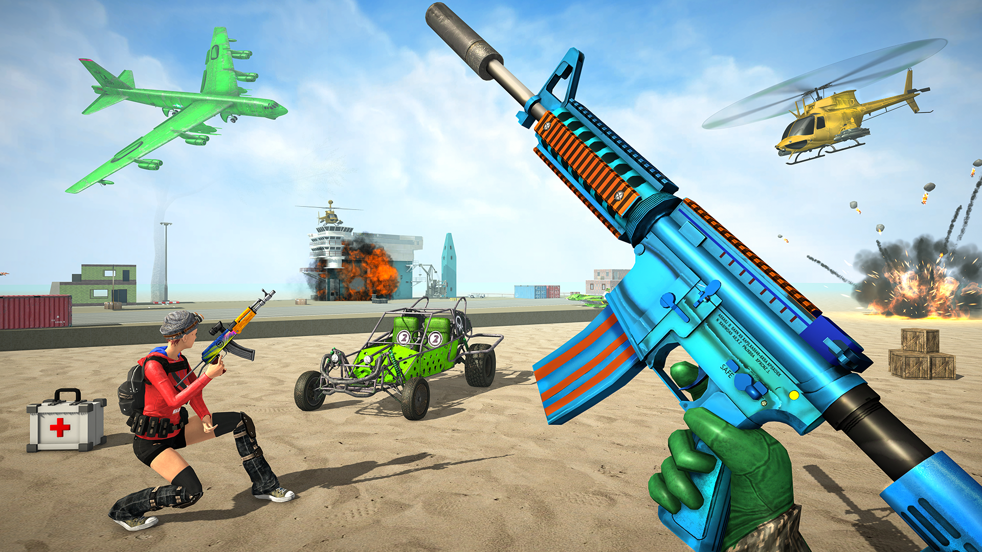 اسکرین شات 3 برنامه Cover Strike: Offline Shooting