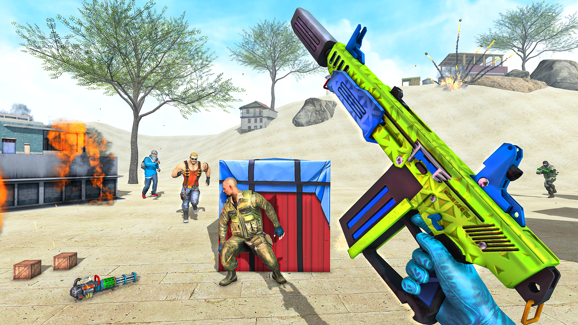 اسکرین شات 1 برنامه Cover Strike: Offline Shooting